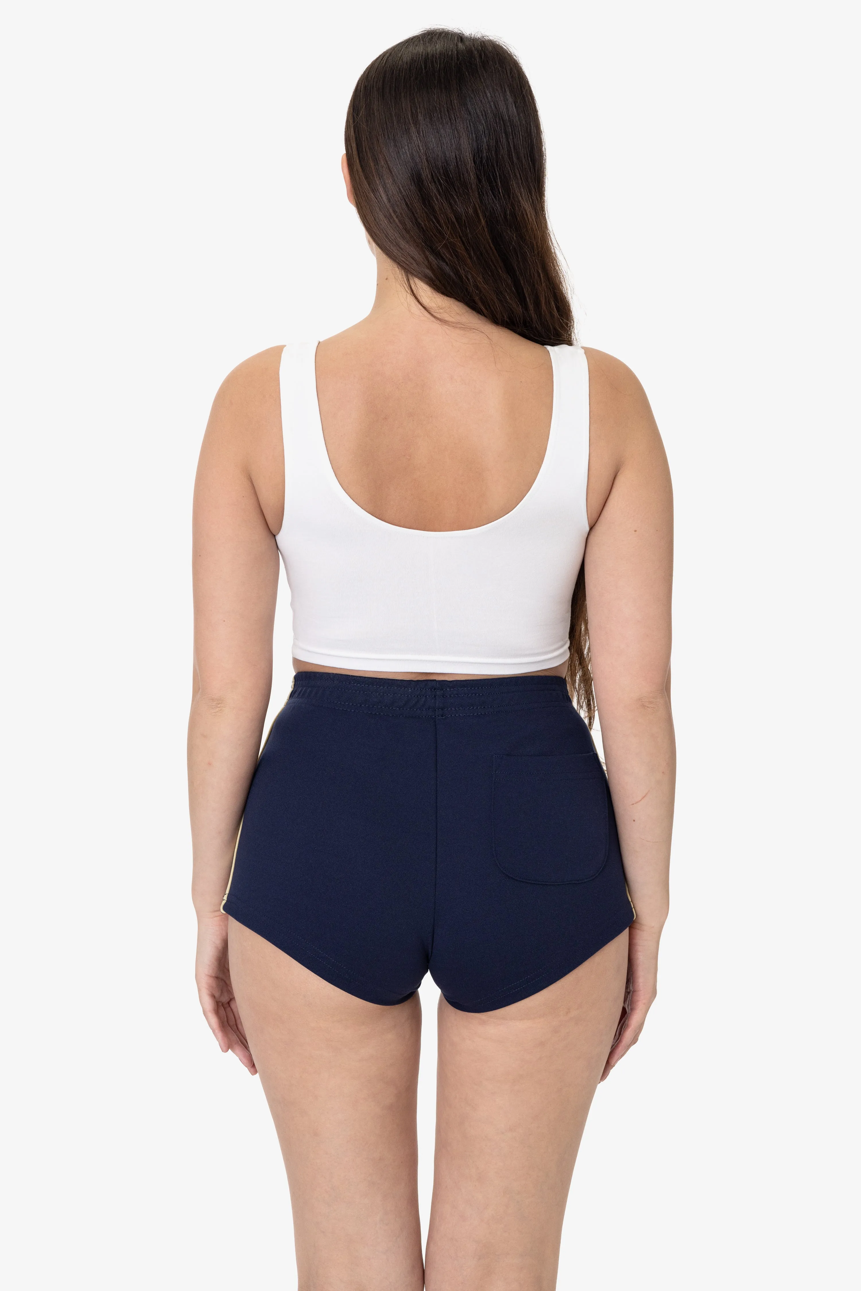 RNI3001 - Nylon Interlock Cheer Stripe Shorts sold by los angeles apparel product image thumbnail 4