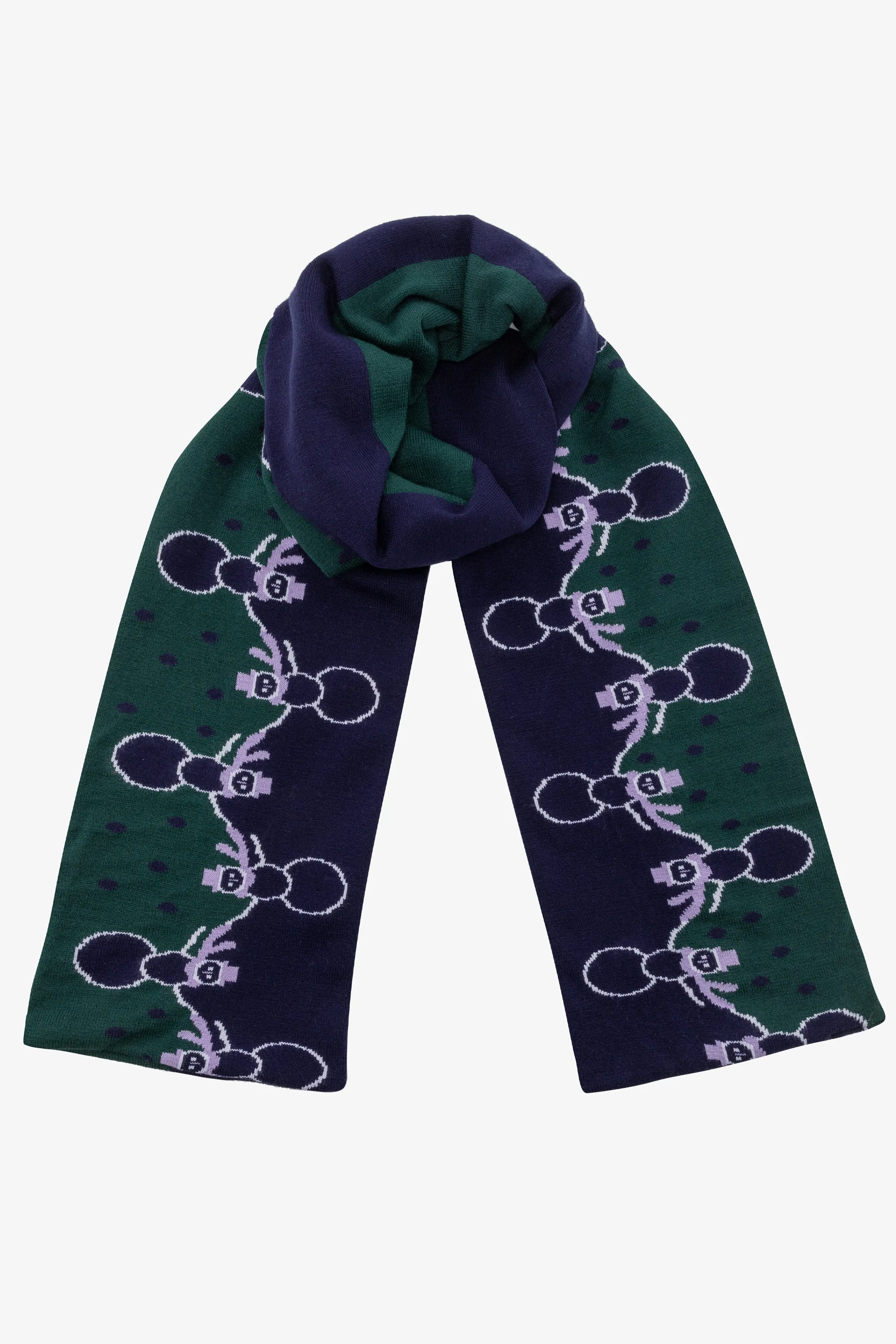 JQSCARF44 - Snowman Scarf sold by los angeles apparel product image thumbnail 4