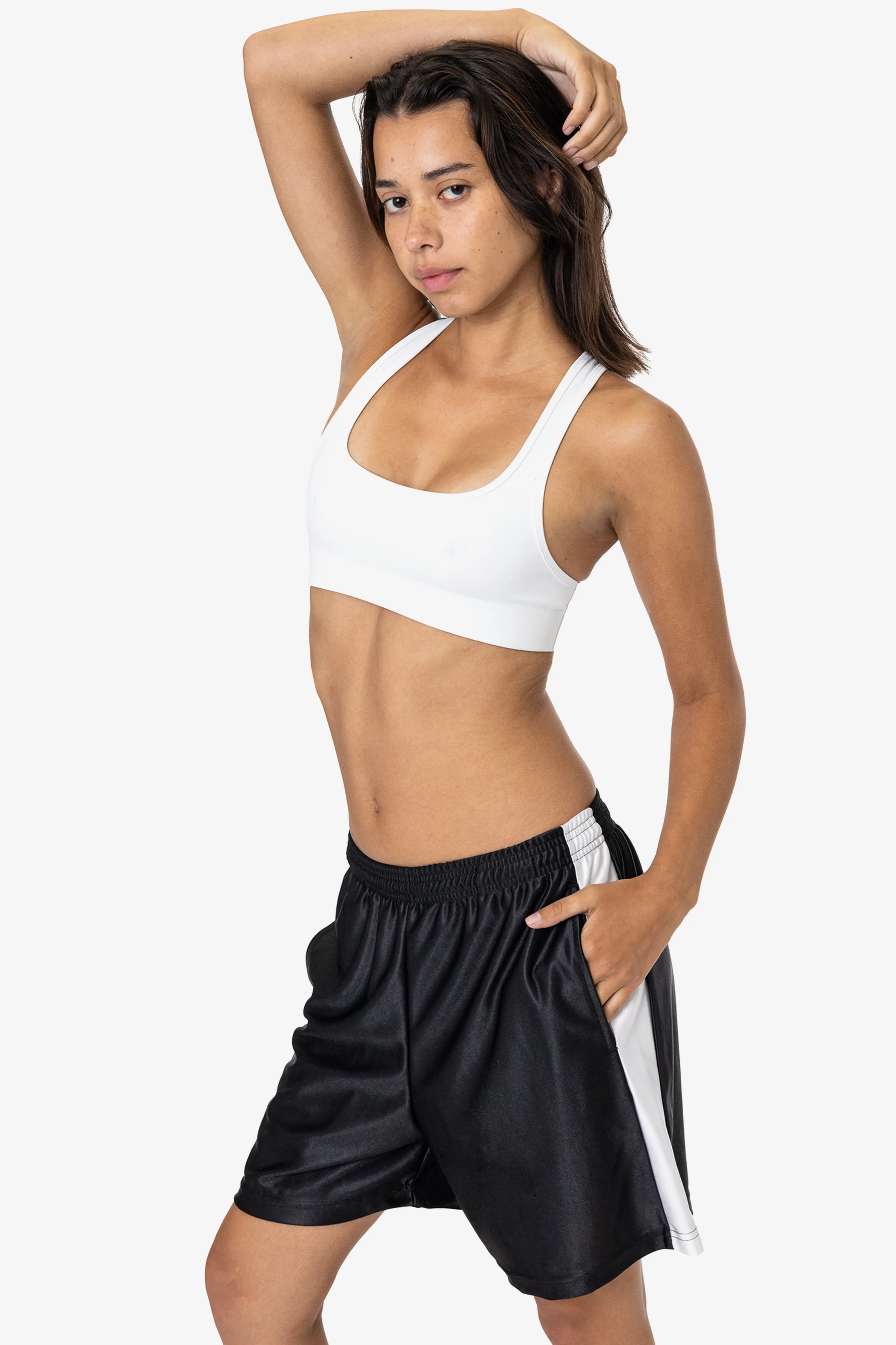HD440 - 2 Tone Heavy Dazzle Athletic Shorts sold by los angeles apparel product image thumbnail 3