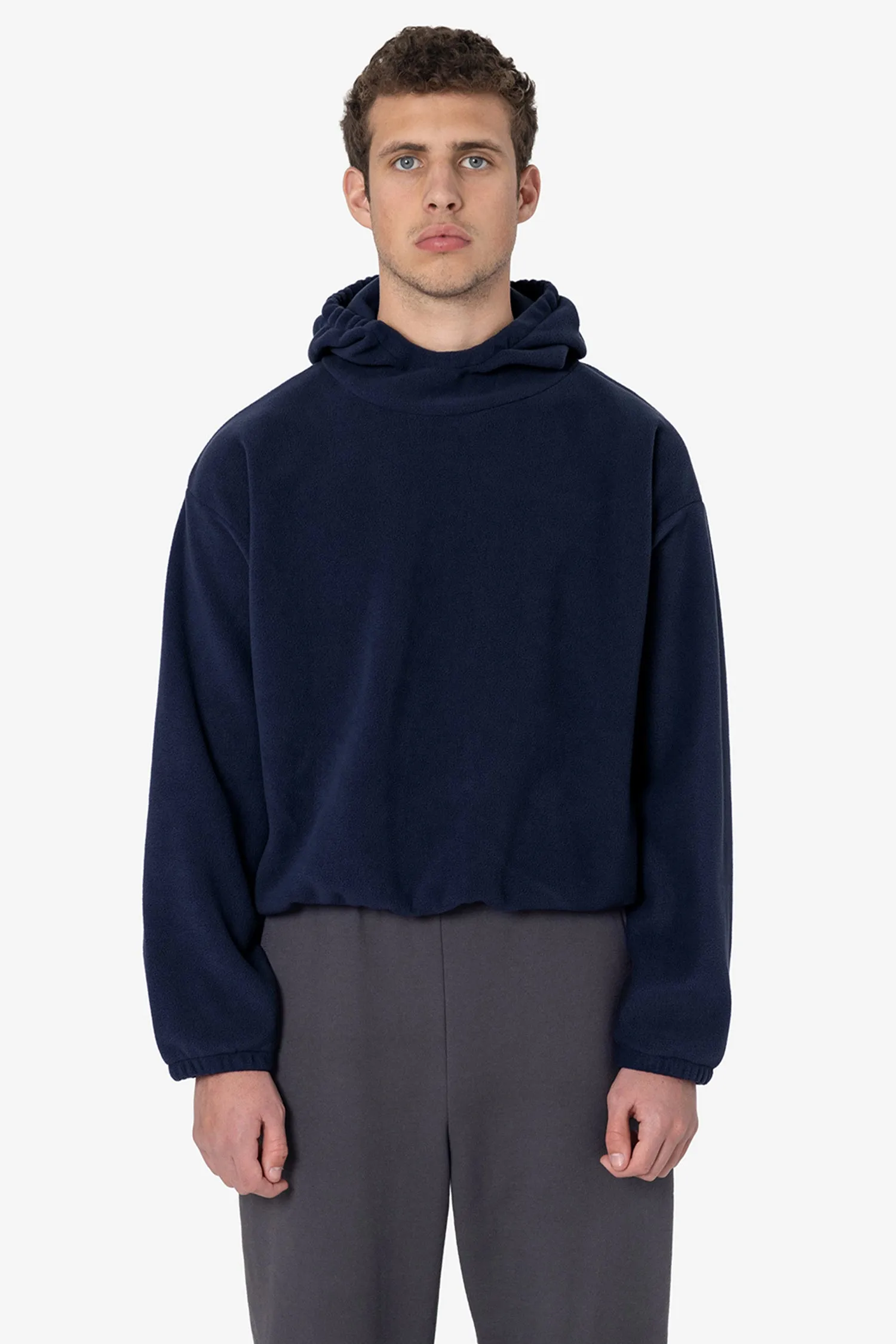 PF409 - Polar Fleece No Pocket Hoodie sold by los angeles apparel