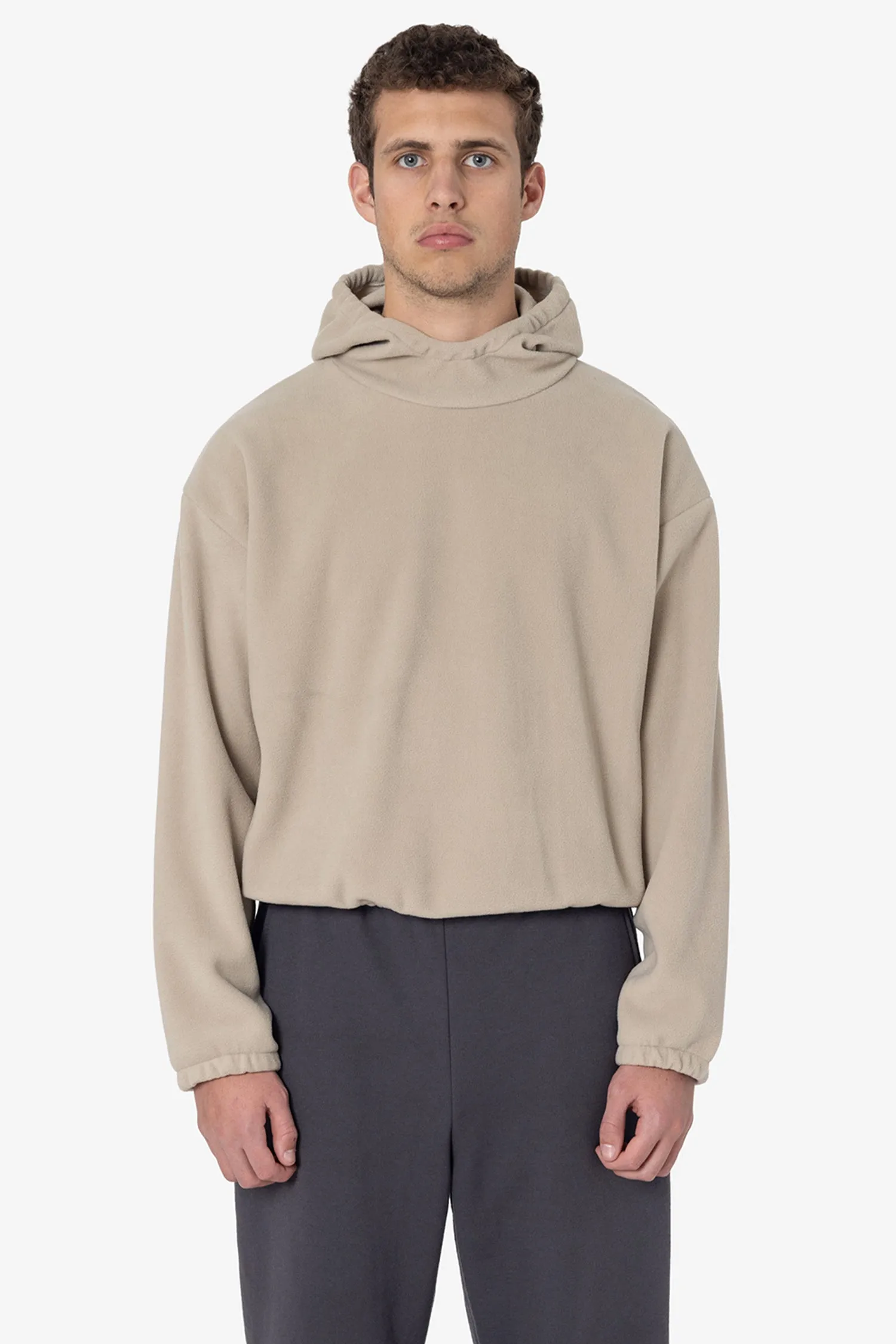 PF409 - Polar Fleece No Pocket Hoodie sold by los angeles apparel product image thumbnail 3