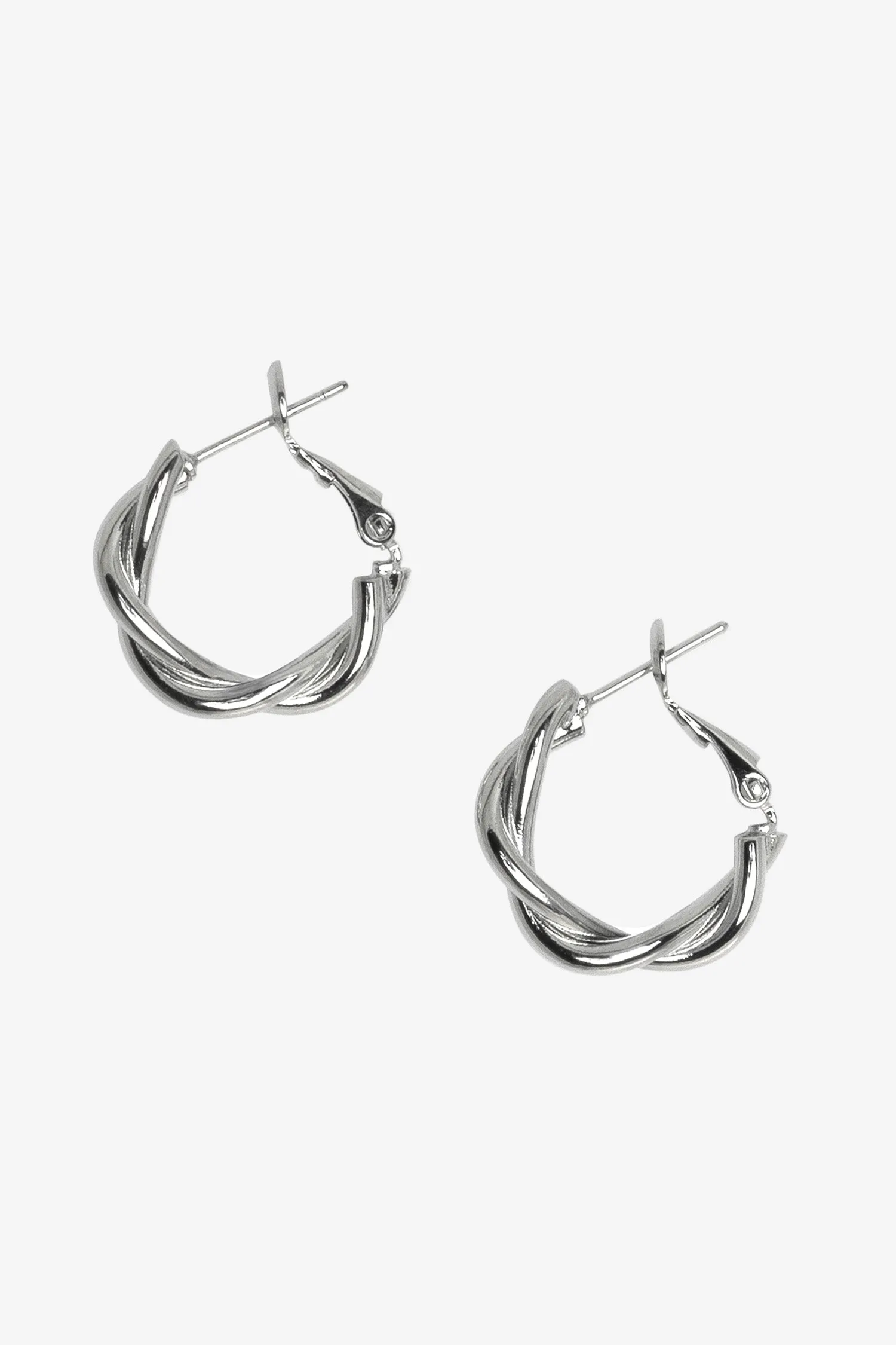 JWL102 - Twisted Hoop Earrings sold by los angeles apparel product image thumbnail 2