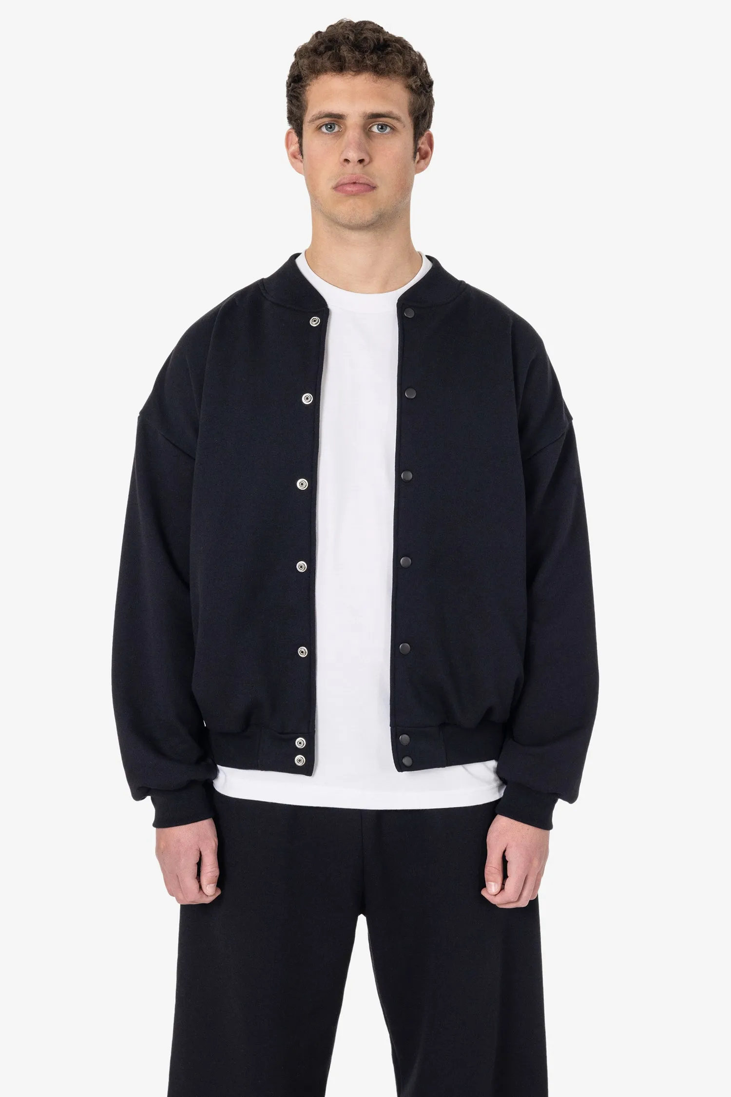 MWF499 - 10 oz. Mid-weight Fleece Club Jacket sold by los angeles apparel product image thumbnail 2
