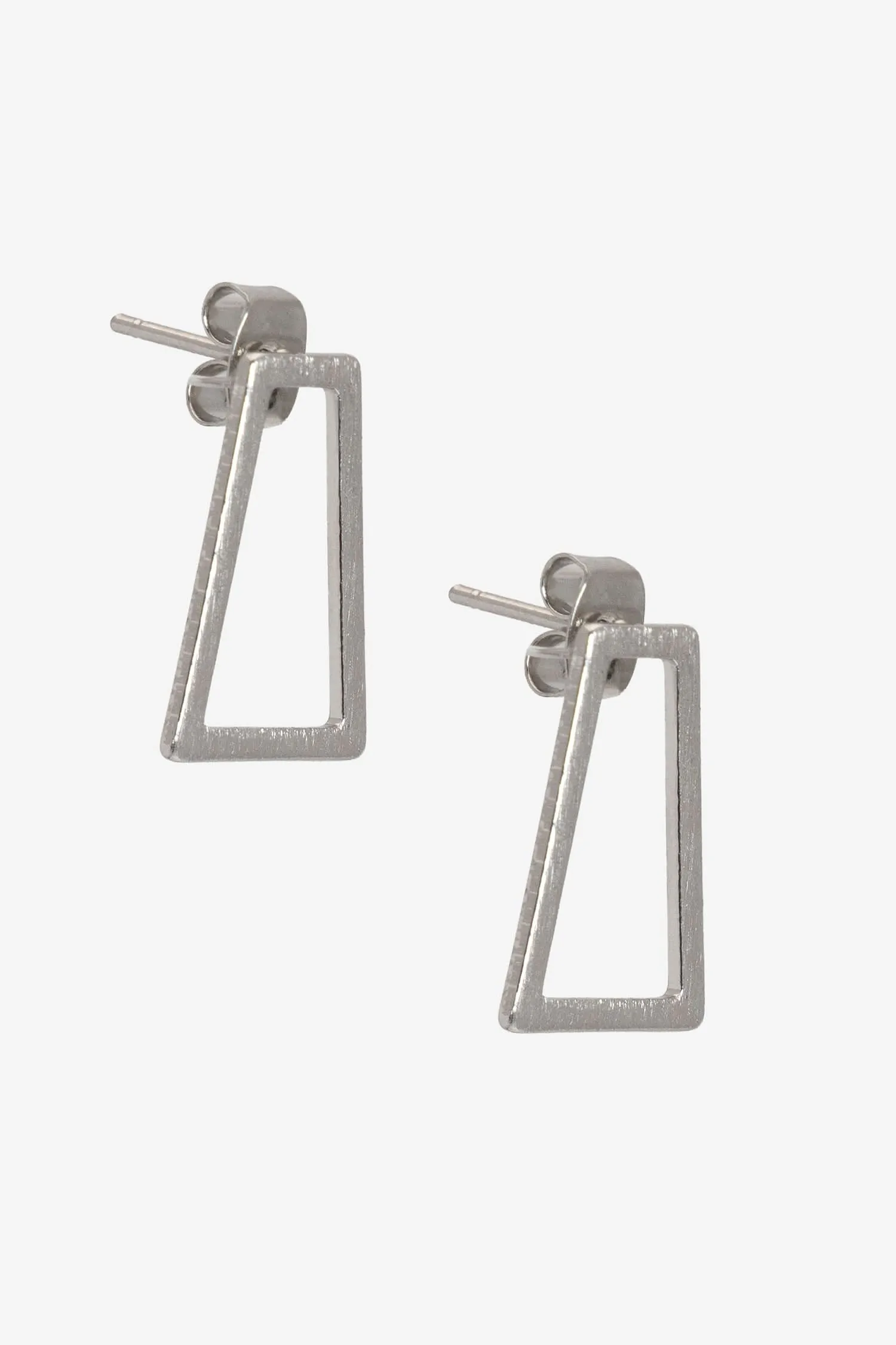 JWL104 - Trapezoid Stud Earrings sold by los angeles apparel product image thumbnail 2