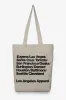 BD01P - Printed Bull Denim Tote Bag sold by los angeles apparel