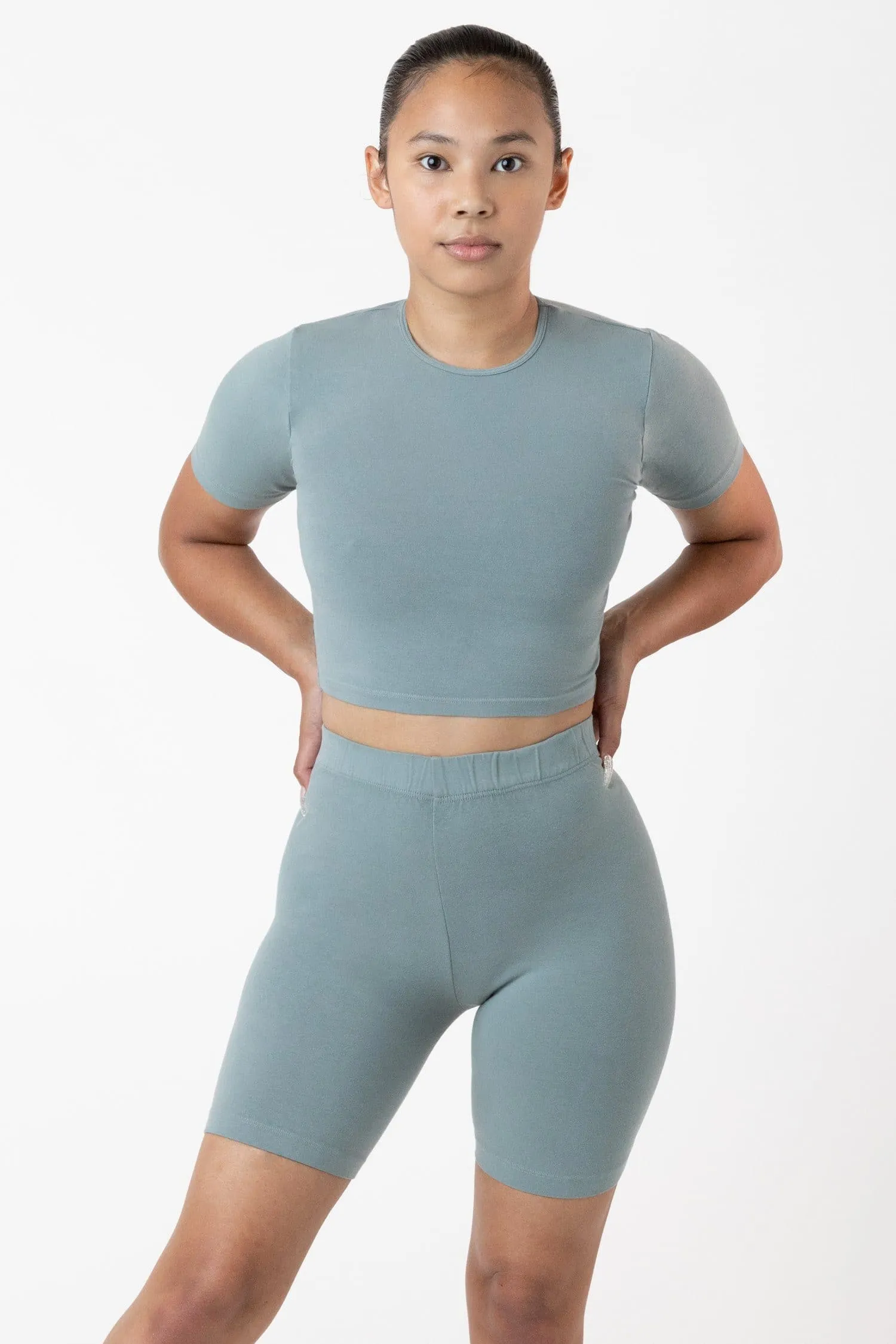 8382GD - Garment Dye Bike Shorts Free with Orders $120+ sold by los angeles apparel product image thumbnail 4