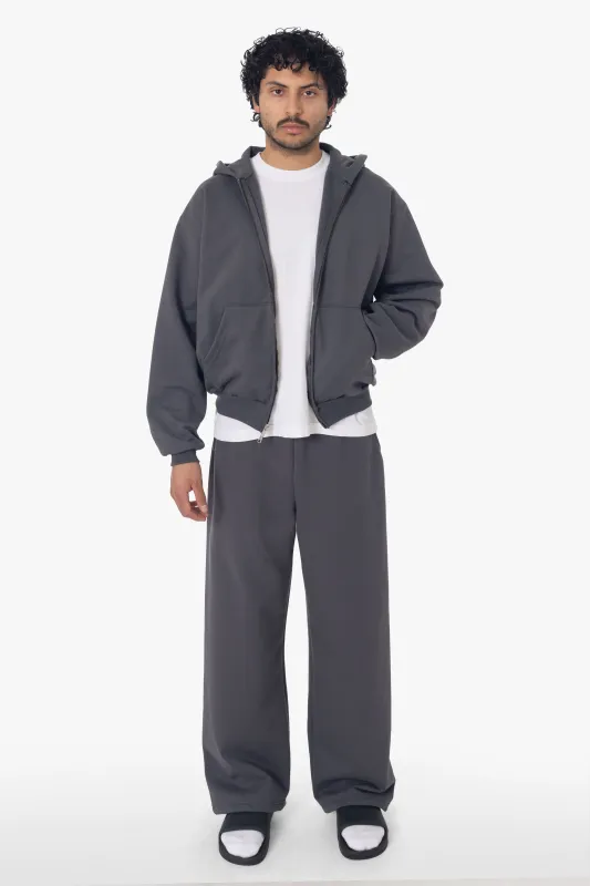 MWF10 - 10 oz. Mid-weight Poly Cotton Fleece Waist Length Zip-Up Hoodie sold by los angeles apparel