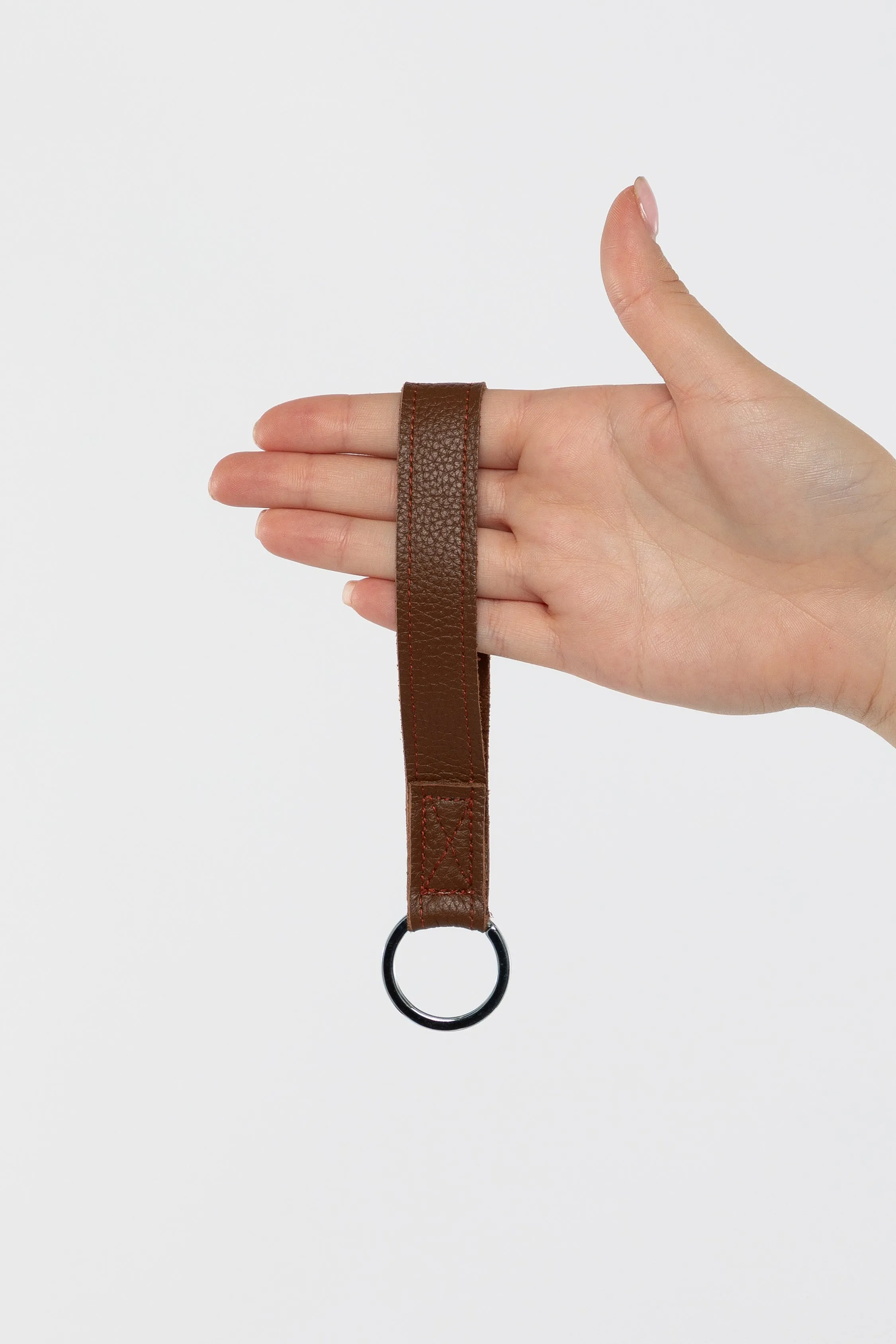 RLH505 - Leather Strap Key Ring sold by los angeles apparel product image thumbnail 3