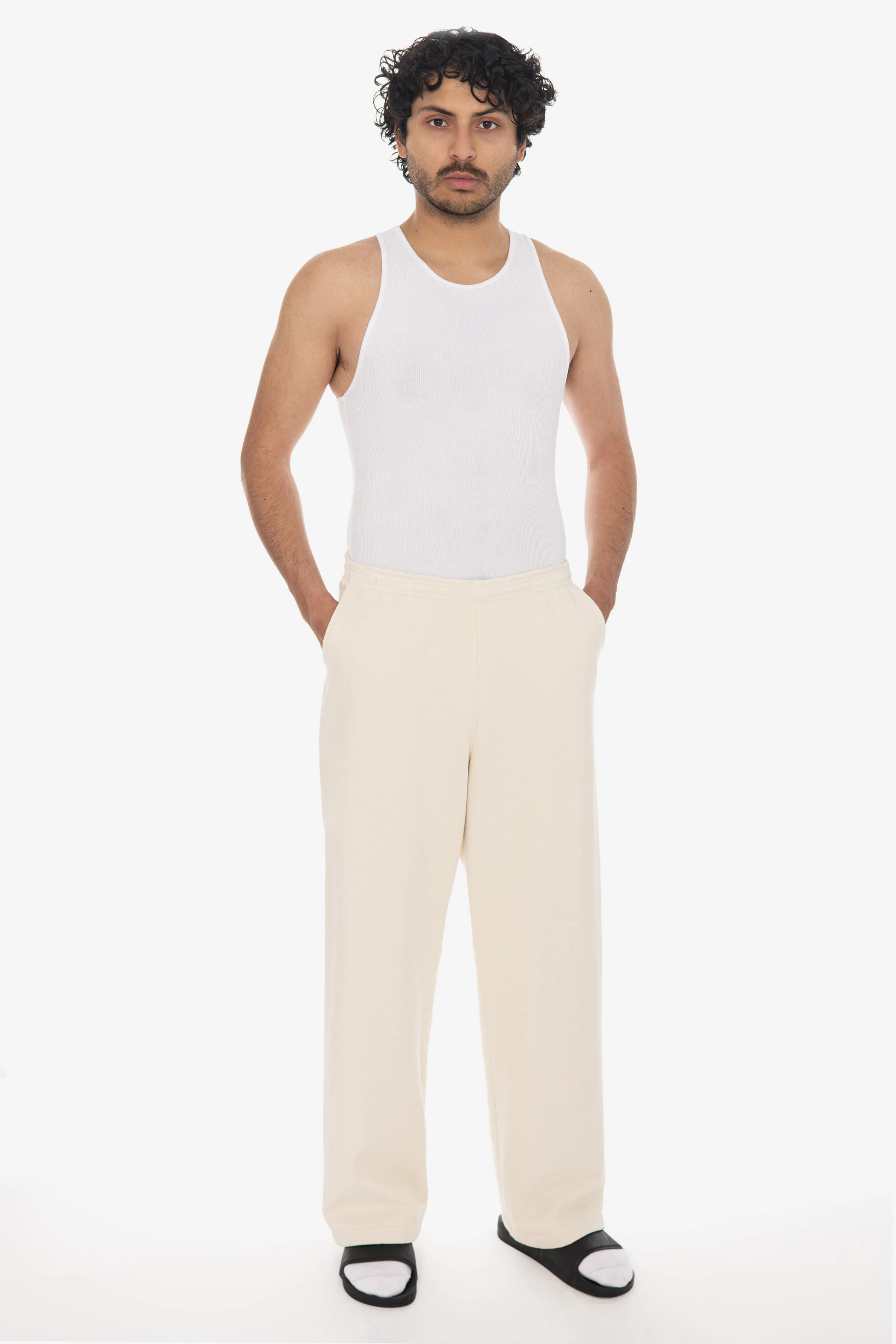 HF05 - Heavy Fleece Wide Leg Sweatpants (Garment Dye) sold by los angeles apparel product image thumbnail 5