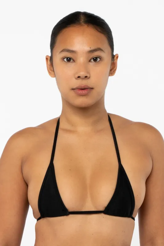 RNT003 - Nylon Tricot Micro Triangle Top sold by los angeles apparel