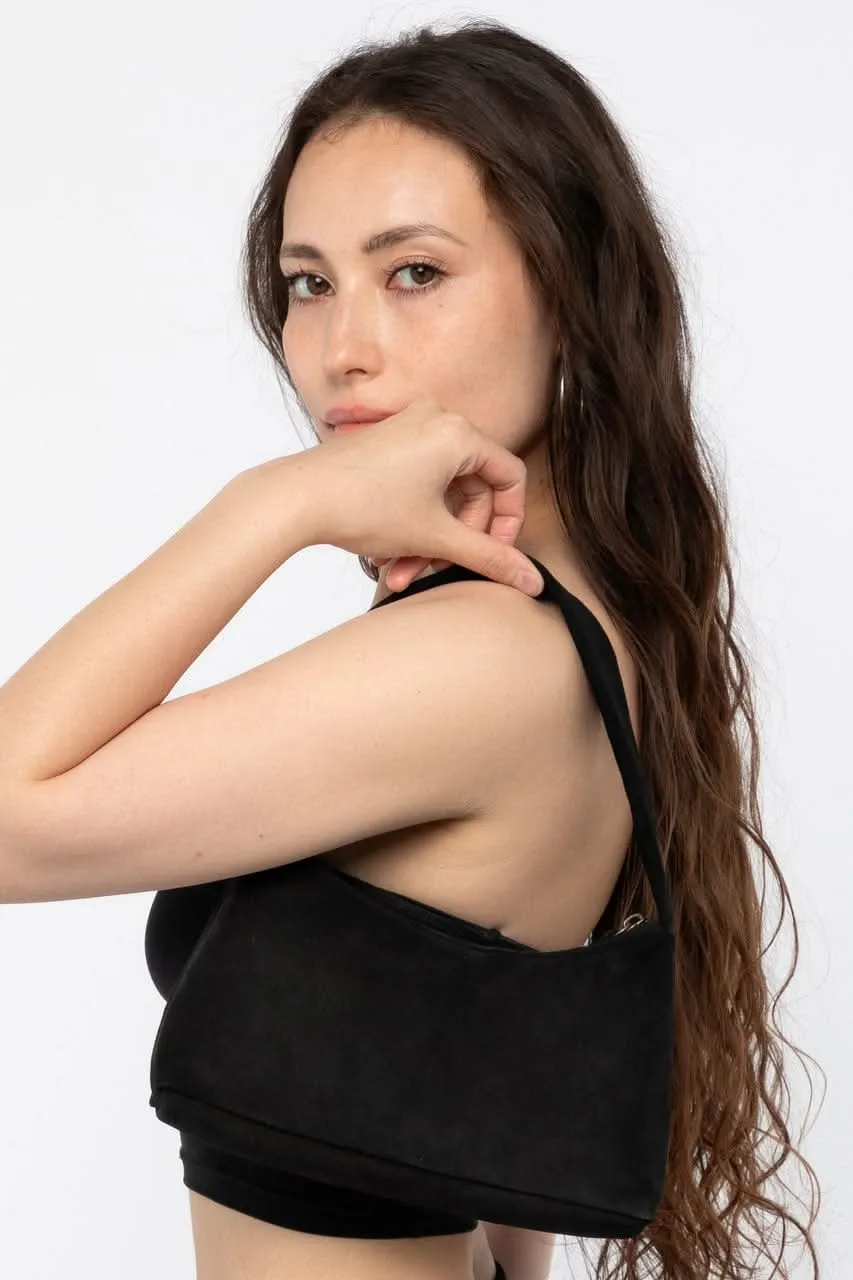 RLH3471 - Soft Suede Shoulder Bag sold by los angeles apparel product image thumbnail 3