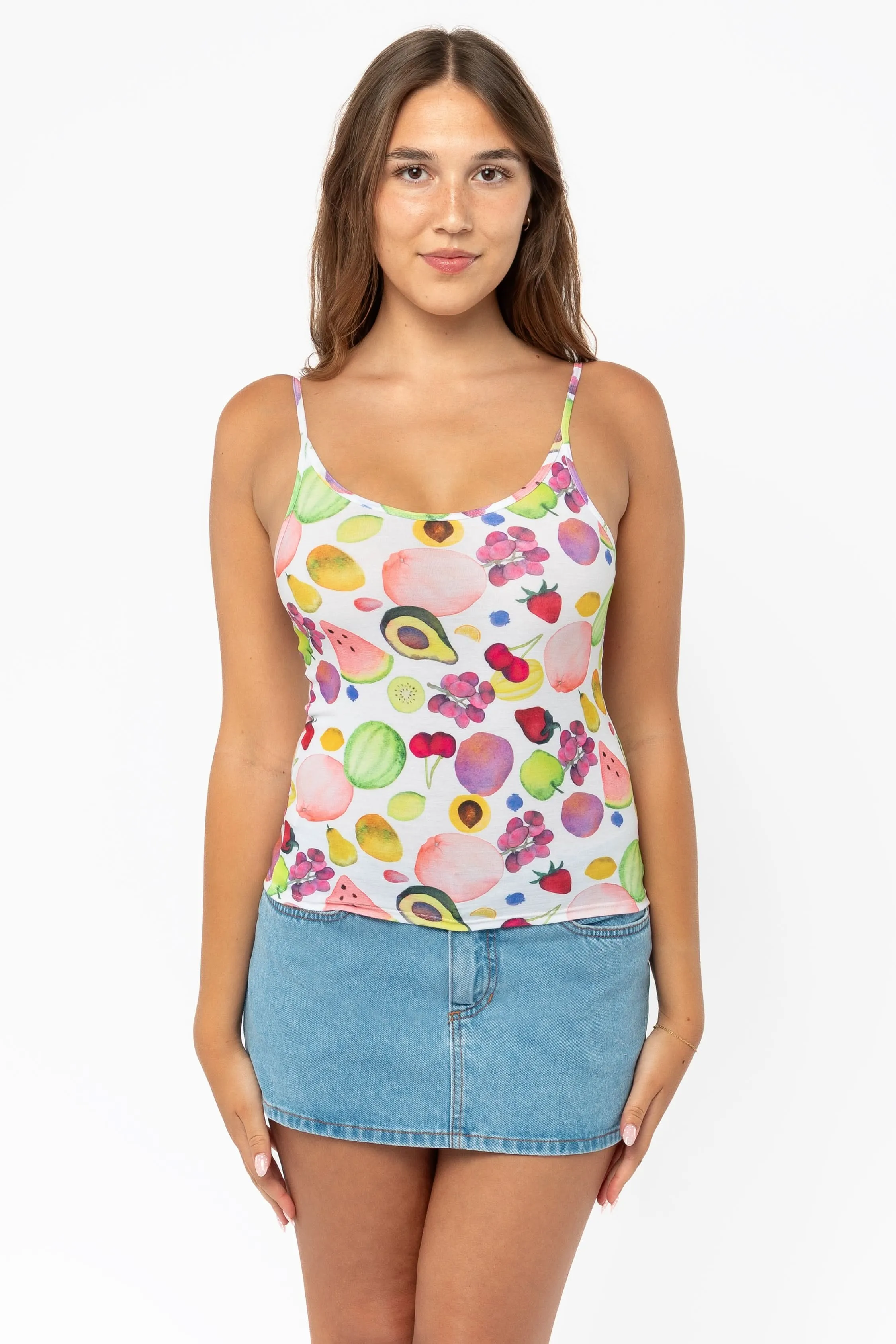 RPL3011P-X - Printed Poly Spandex Tear Drop Tank Top sold by los angeles apparel