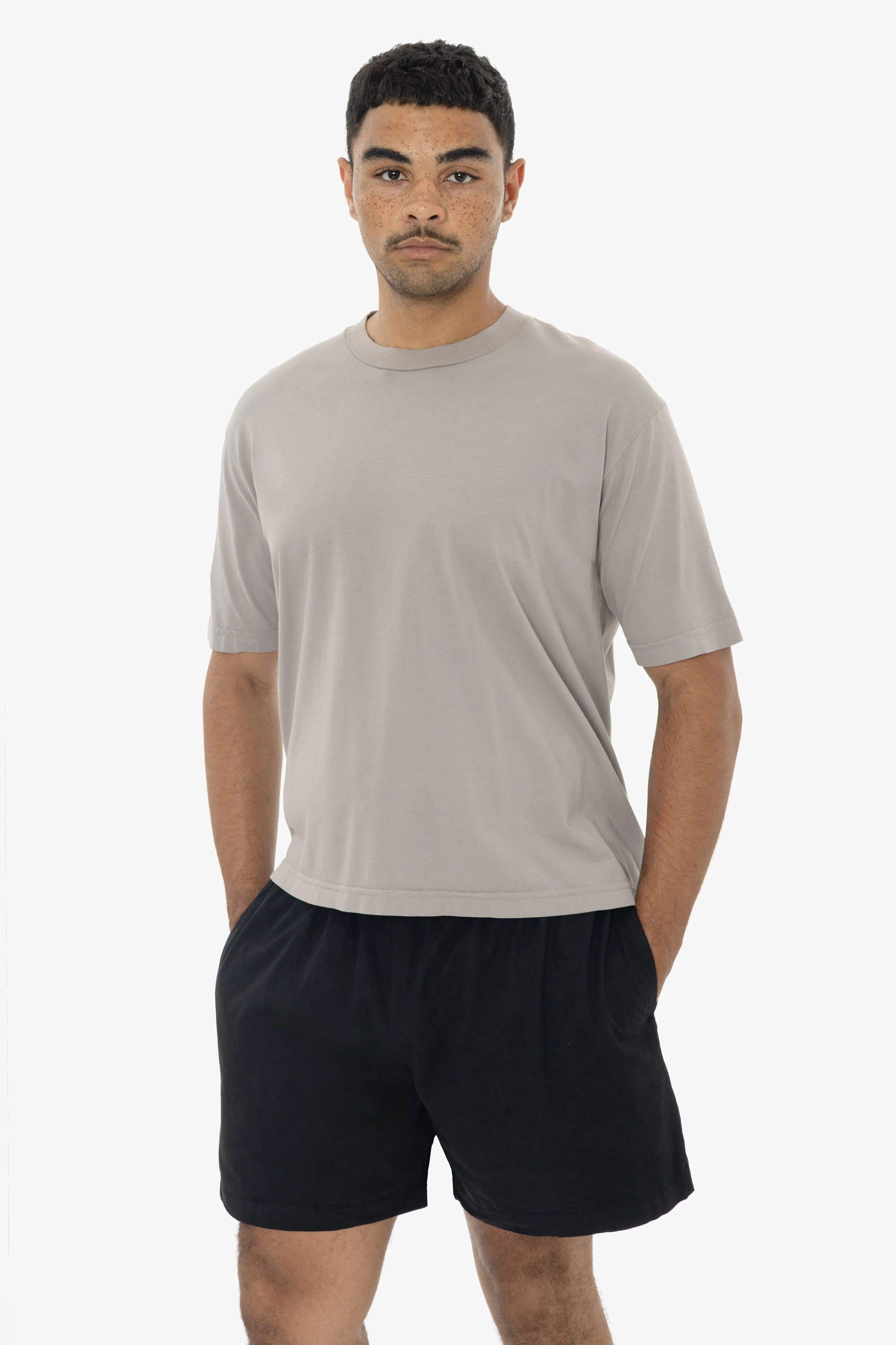 RJC442GD - Cotton Poplin Unisex Short sold by los angeles apparel