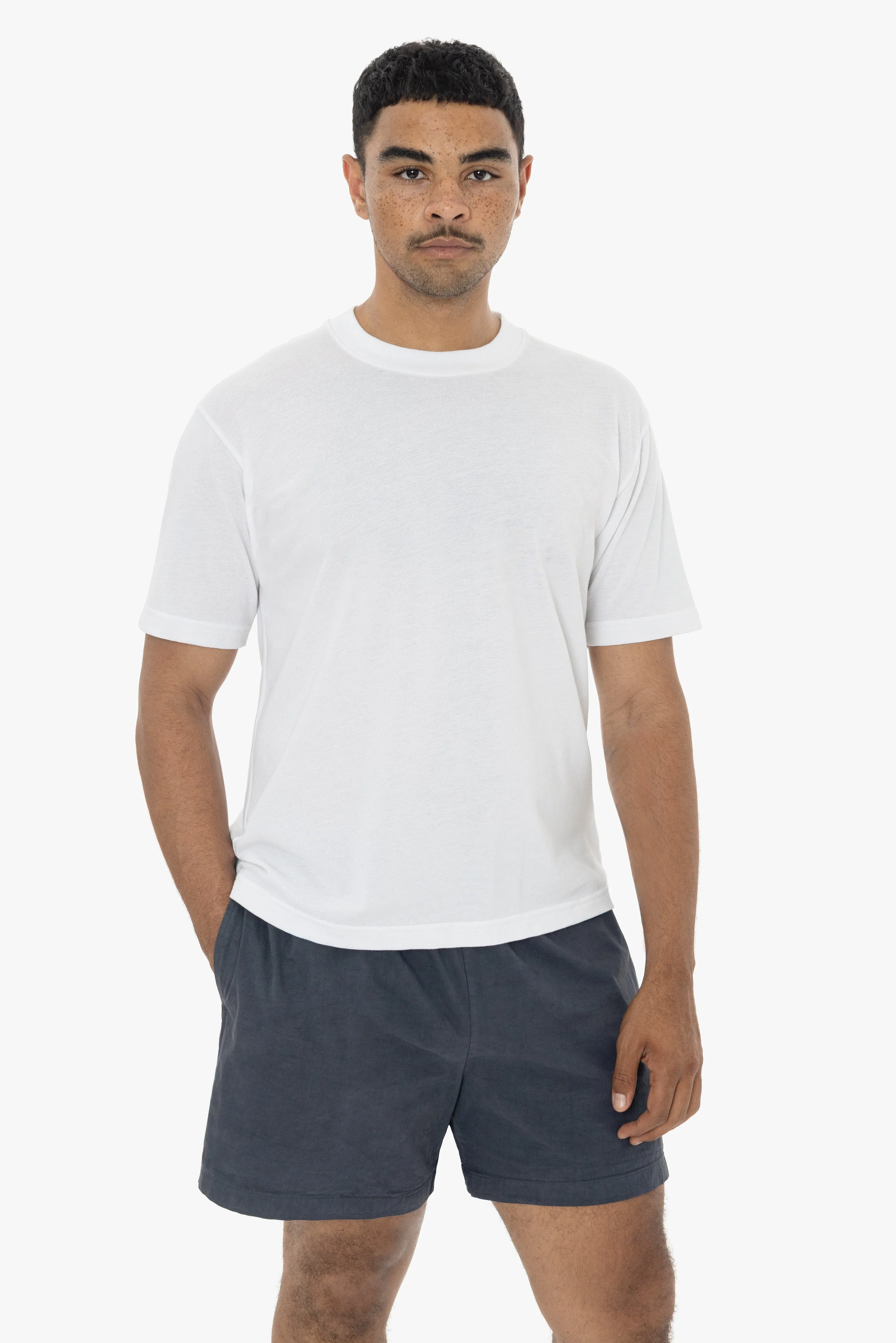 RJC442GD - Cotton Poplin Unisex Short sold by los angeles apparel product image thumbnail 2