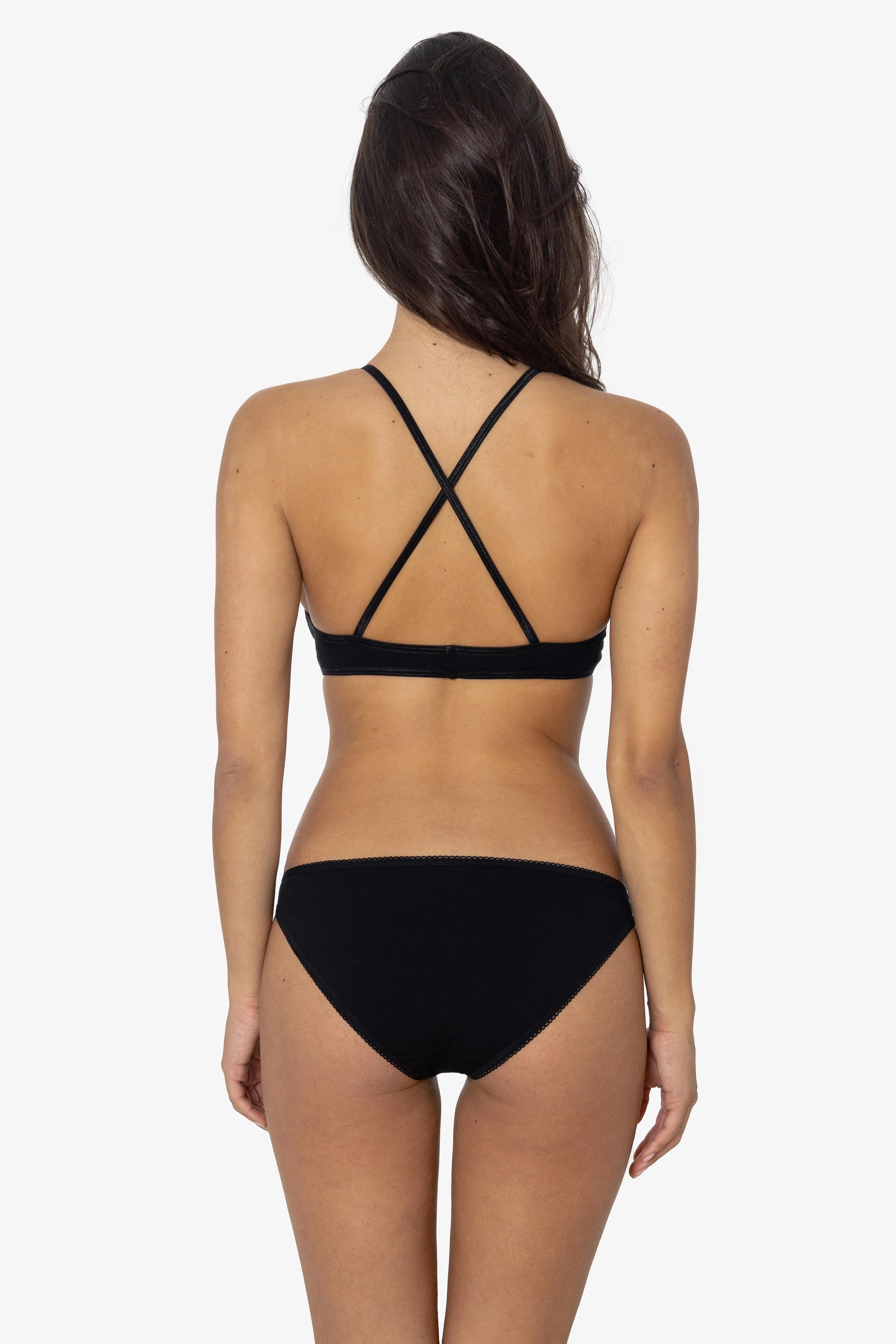 8394-SC - Cotton Spandex Scallop Trim Panty sold by los angeles apparel product image thumbnail 4