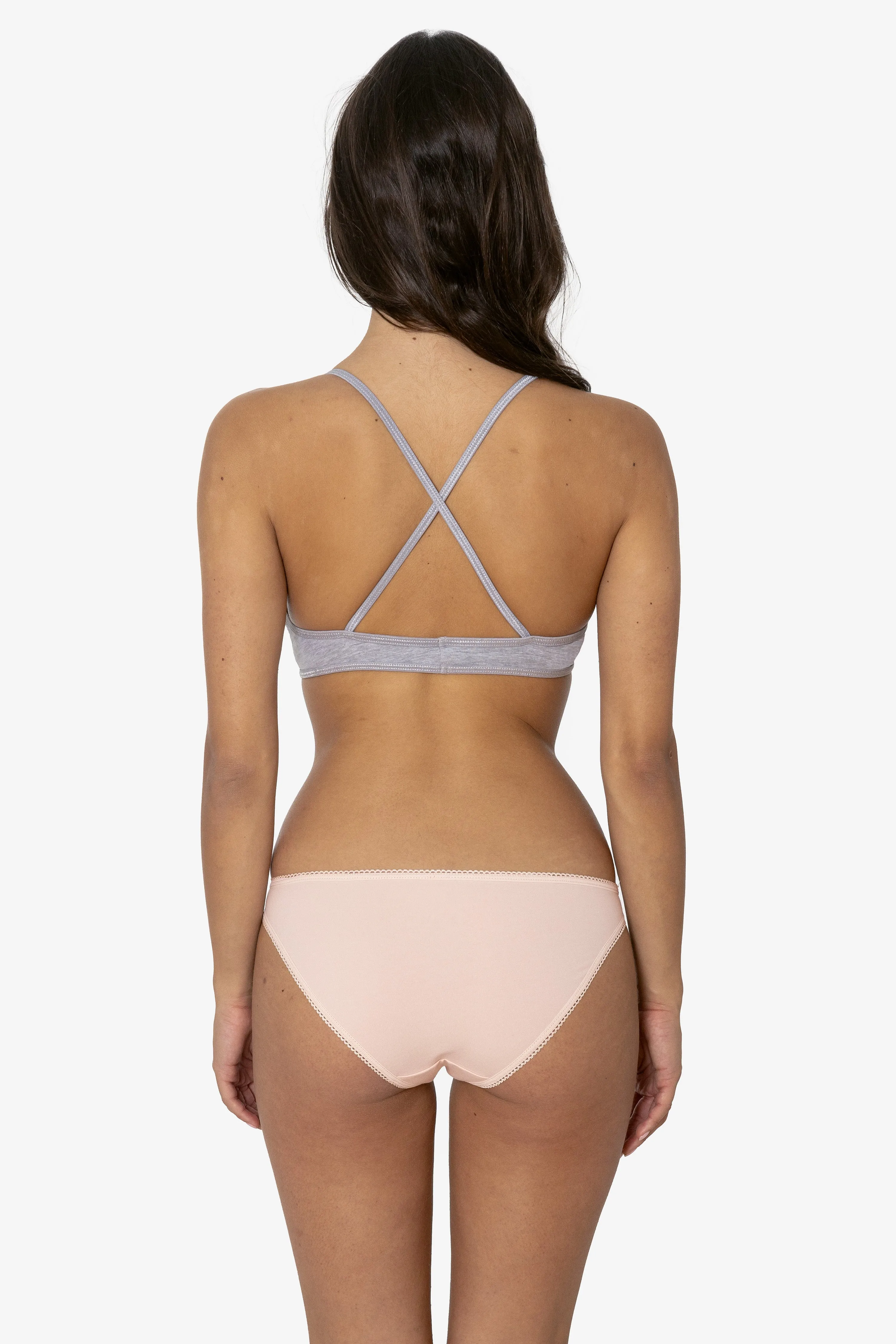 8394-SC - Cotton Spandex Scallop Trim Panty sold by los angeles apparel product image thumbnail 3