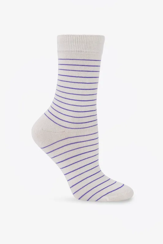 SOCK-STR01 - Stripe Summer Sock made by los angeles apparel
