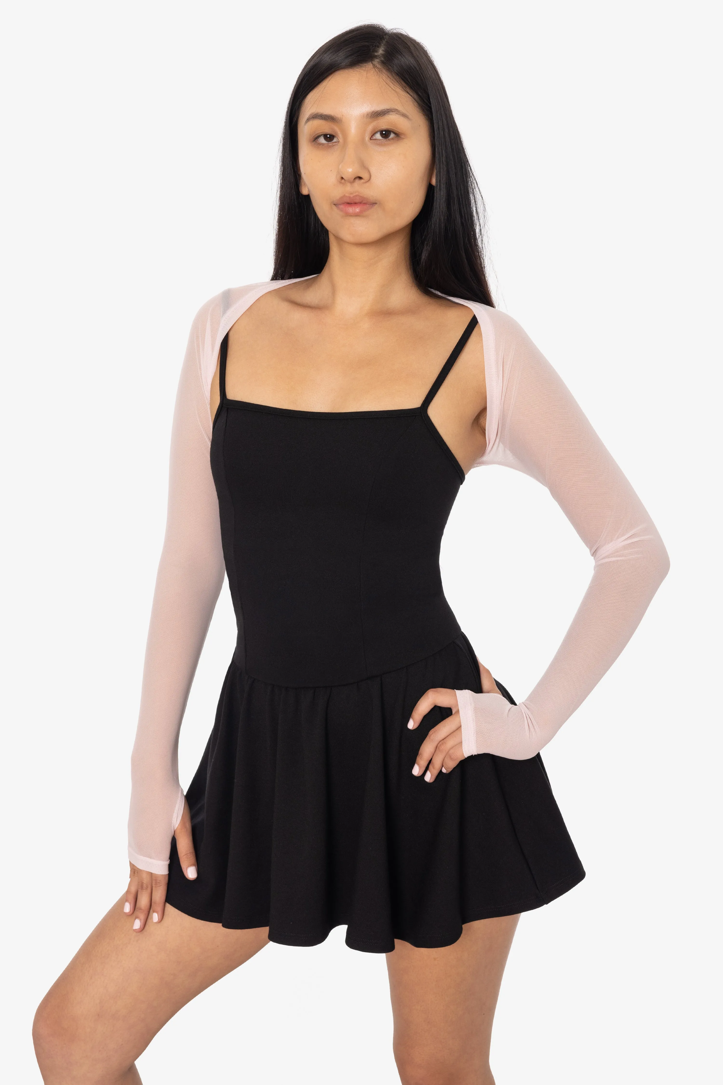 RNS397 - Micro Mesh Bolero sold by los angeles apparel