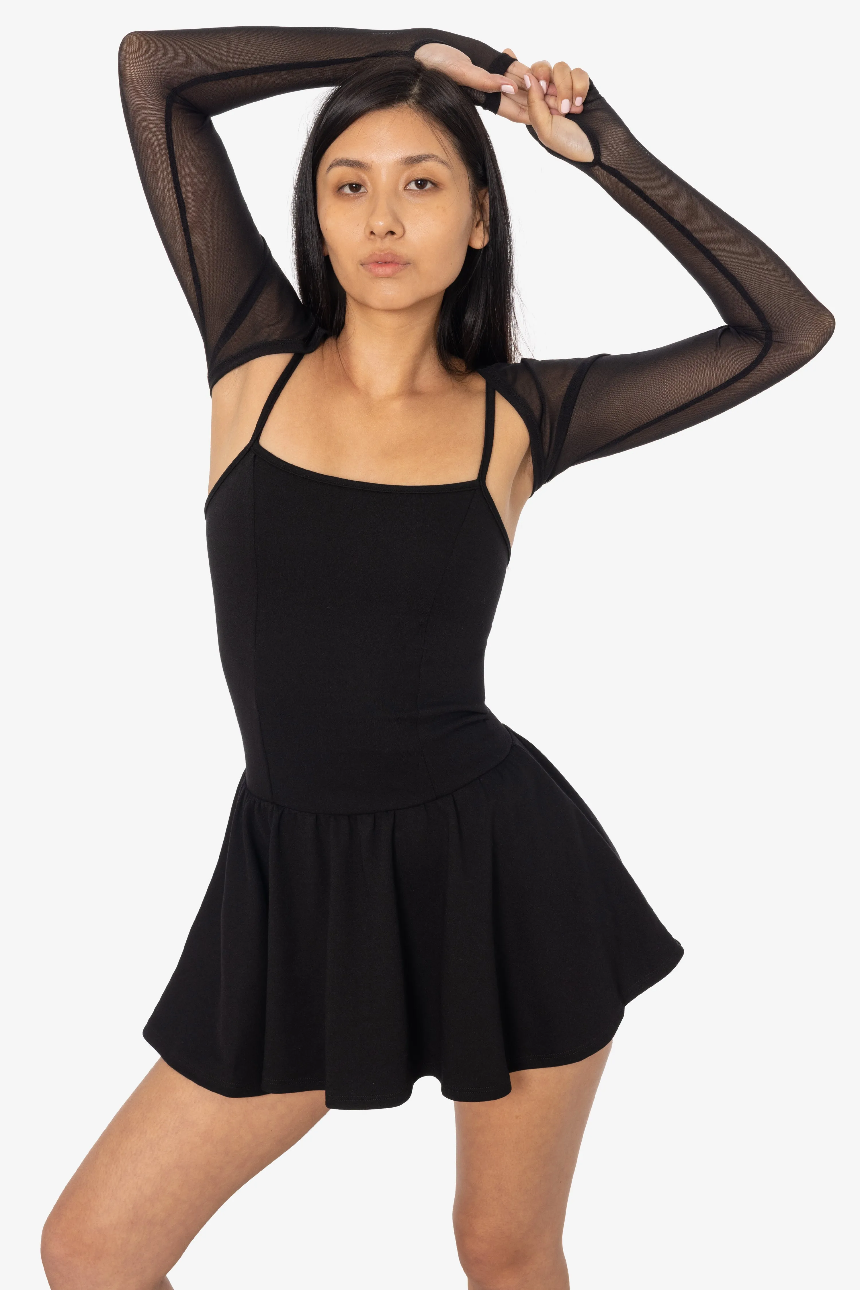 RNS397 - Micro Mesh Bolero sold by los angeles apparel product image thumbnail 3