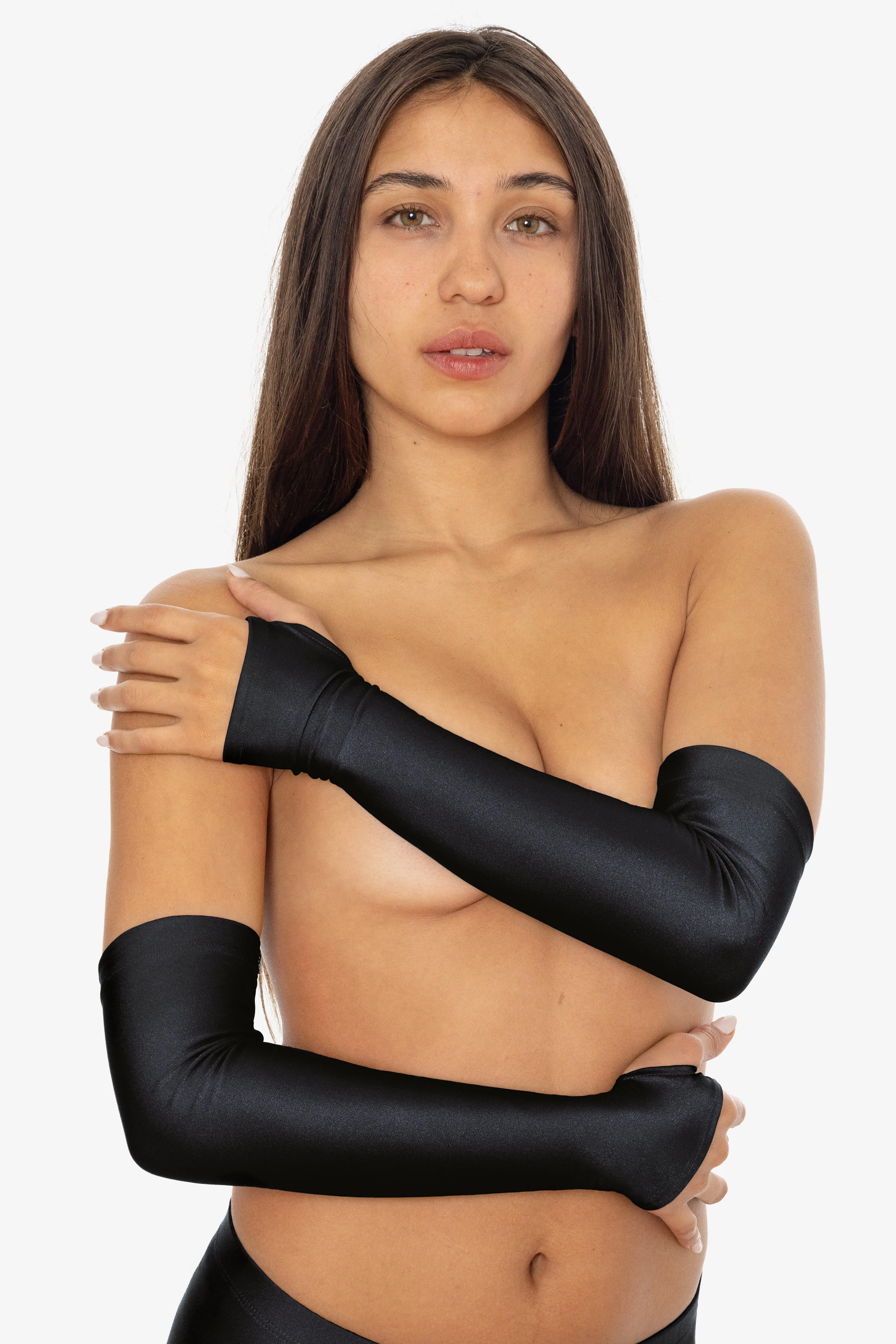 RNTGLOVE - Nylon Tricot Fingerless Gloves sold by los angeles apparel product image thumbnail 3