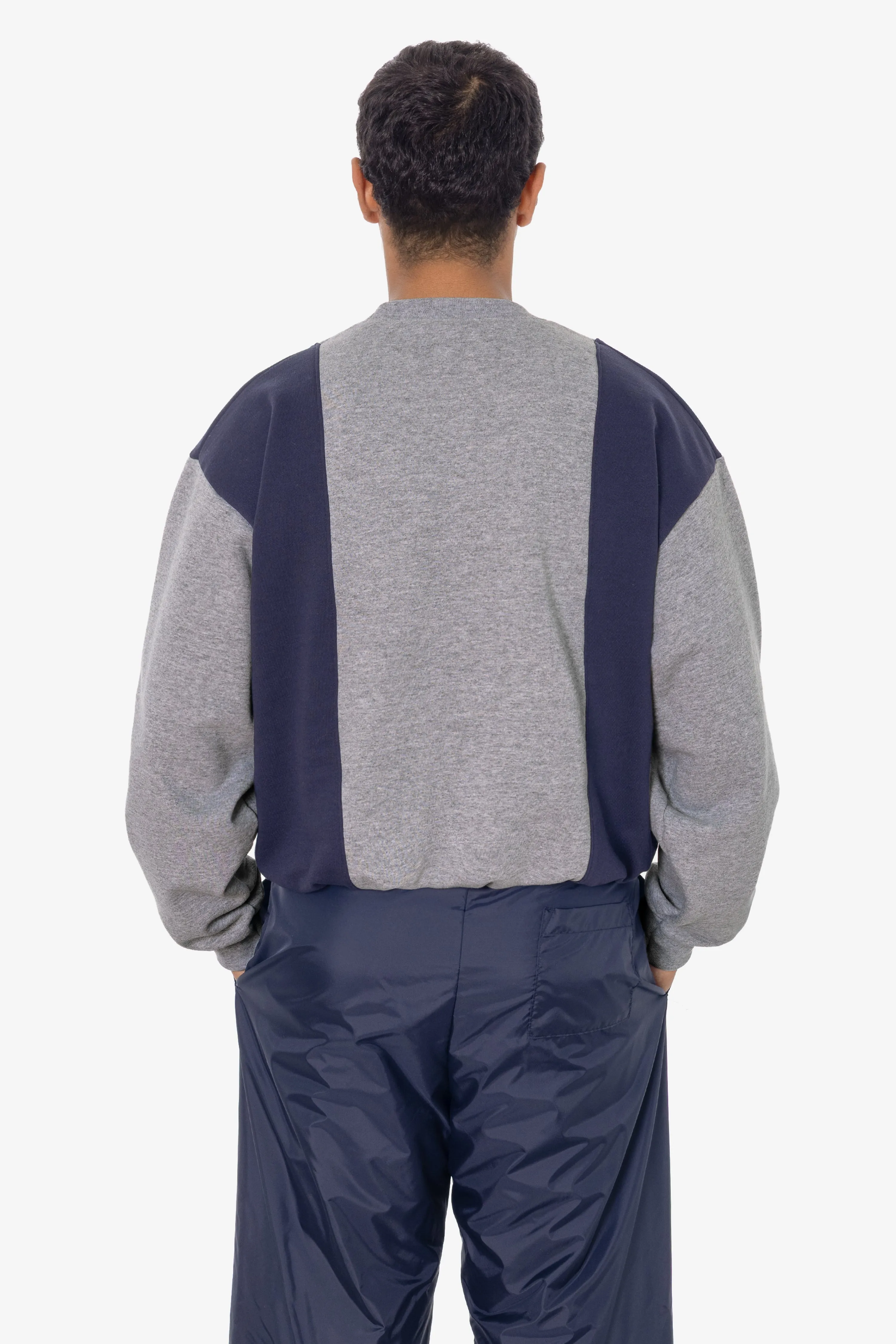 F46CB - Flex Fleece Color Block Crewneck Pullover sold by los angeles apparel product image thumbnail 3