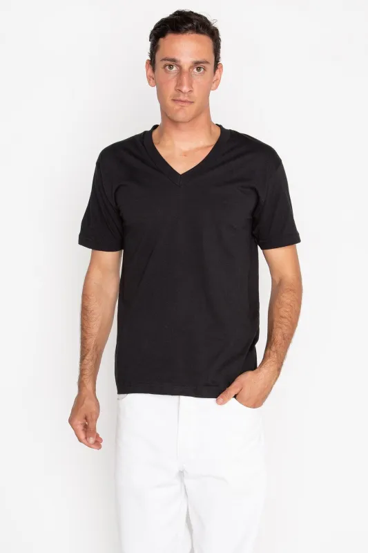 Black Friday Giveaway (2025) - 24056 - Fine Jersey V-Neck T-Shirt sold by los angeles apparel
