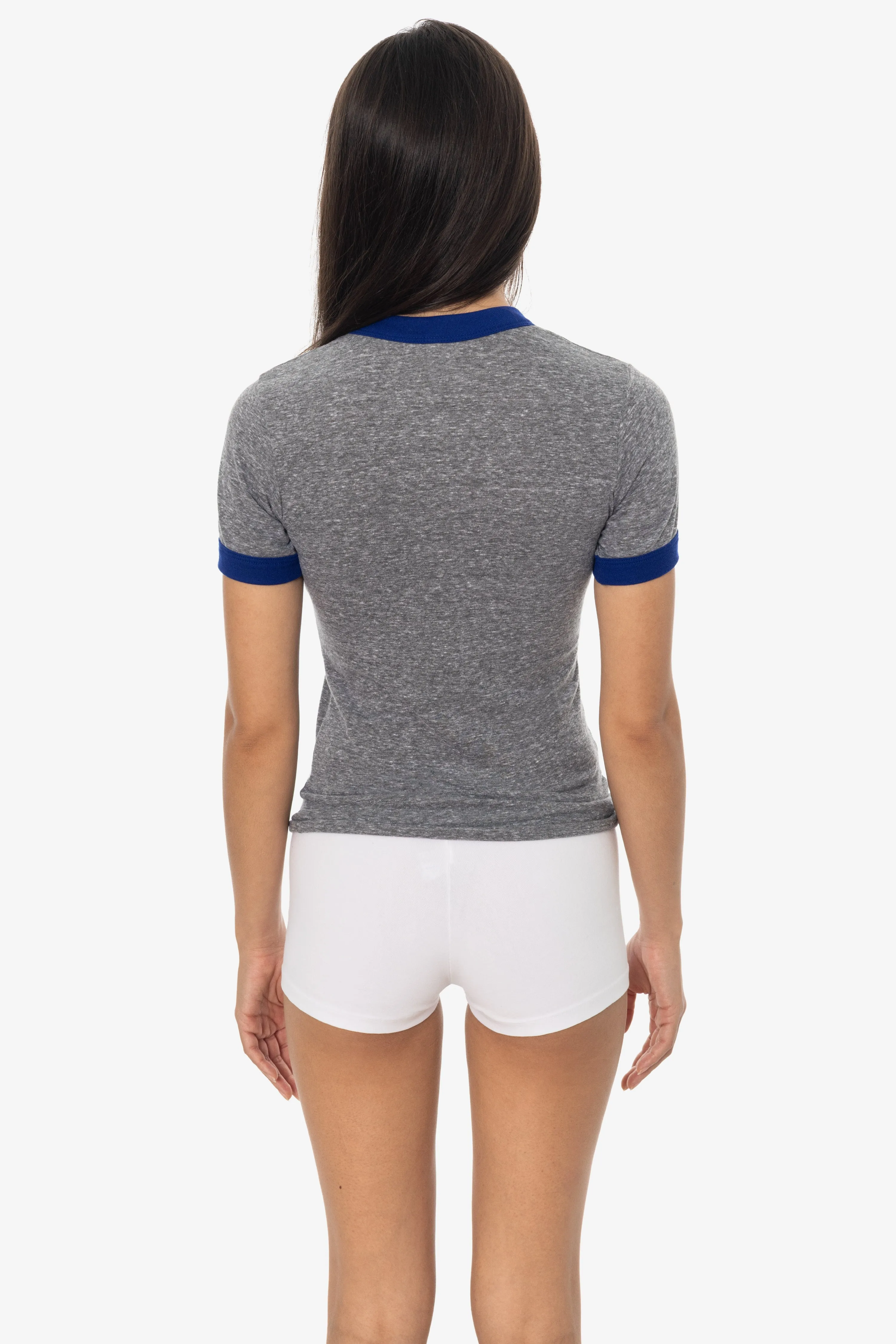 TR310 - Tri-Blend Women's Ringer Tee sold by los angeles apparel product image thumbnail 4