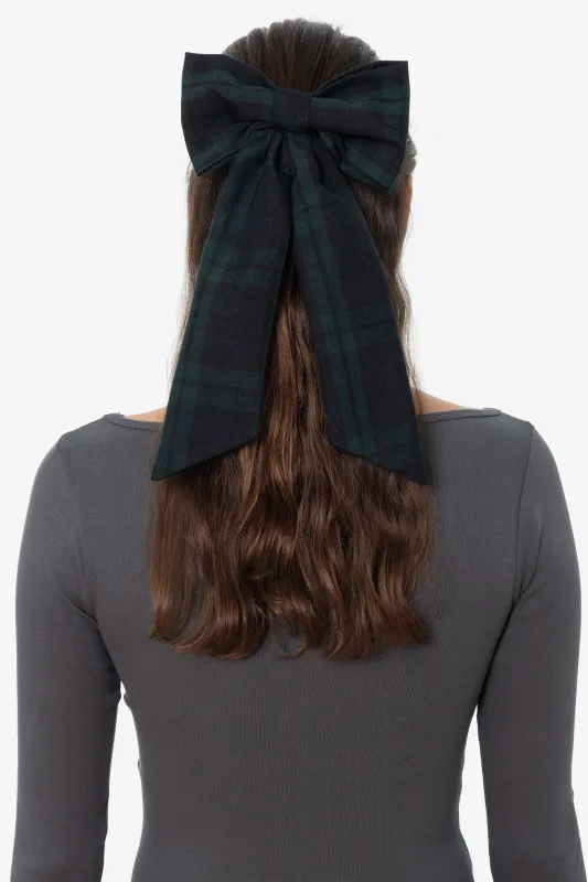 RGB051P - Plaid Long Schoolgirl Bow made by los angeles apparel