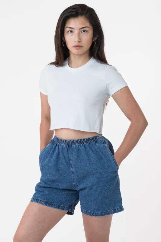 $5 Gifts - 23302 - Fine Jersey Crop Top sold by los angeles apparel