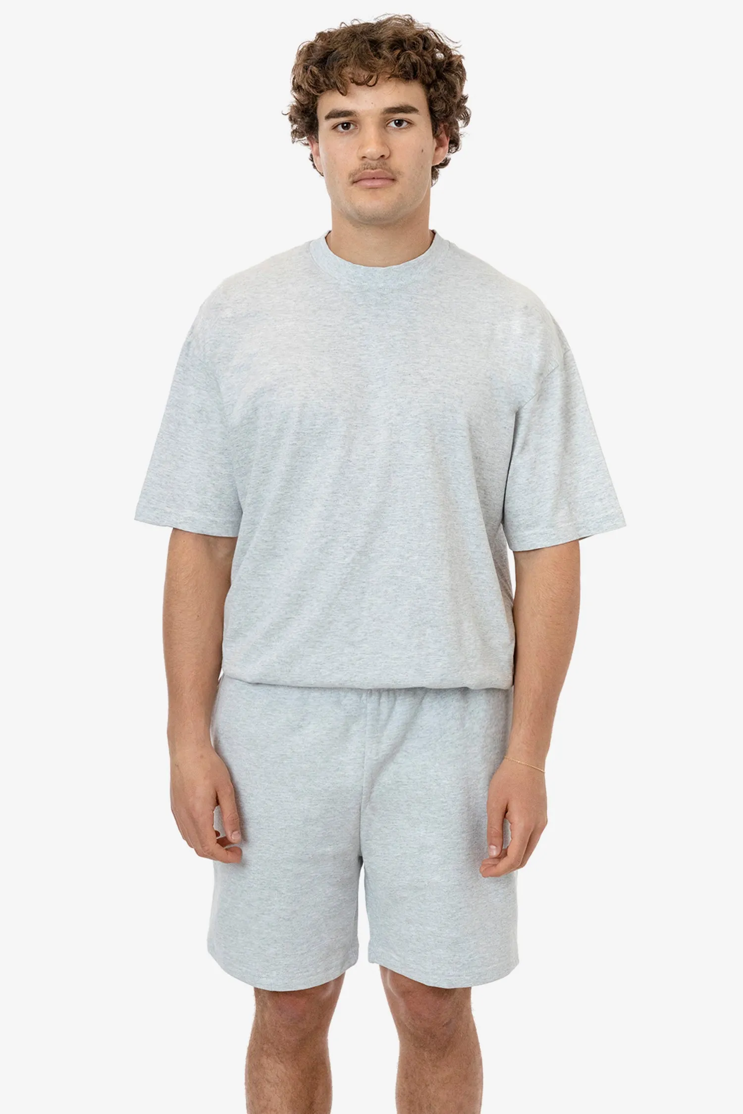 HF-02 - Heavy Fleece Sweat Short (Piece Dye) sold by los angeles apparel