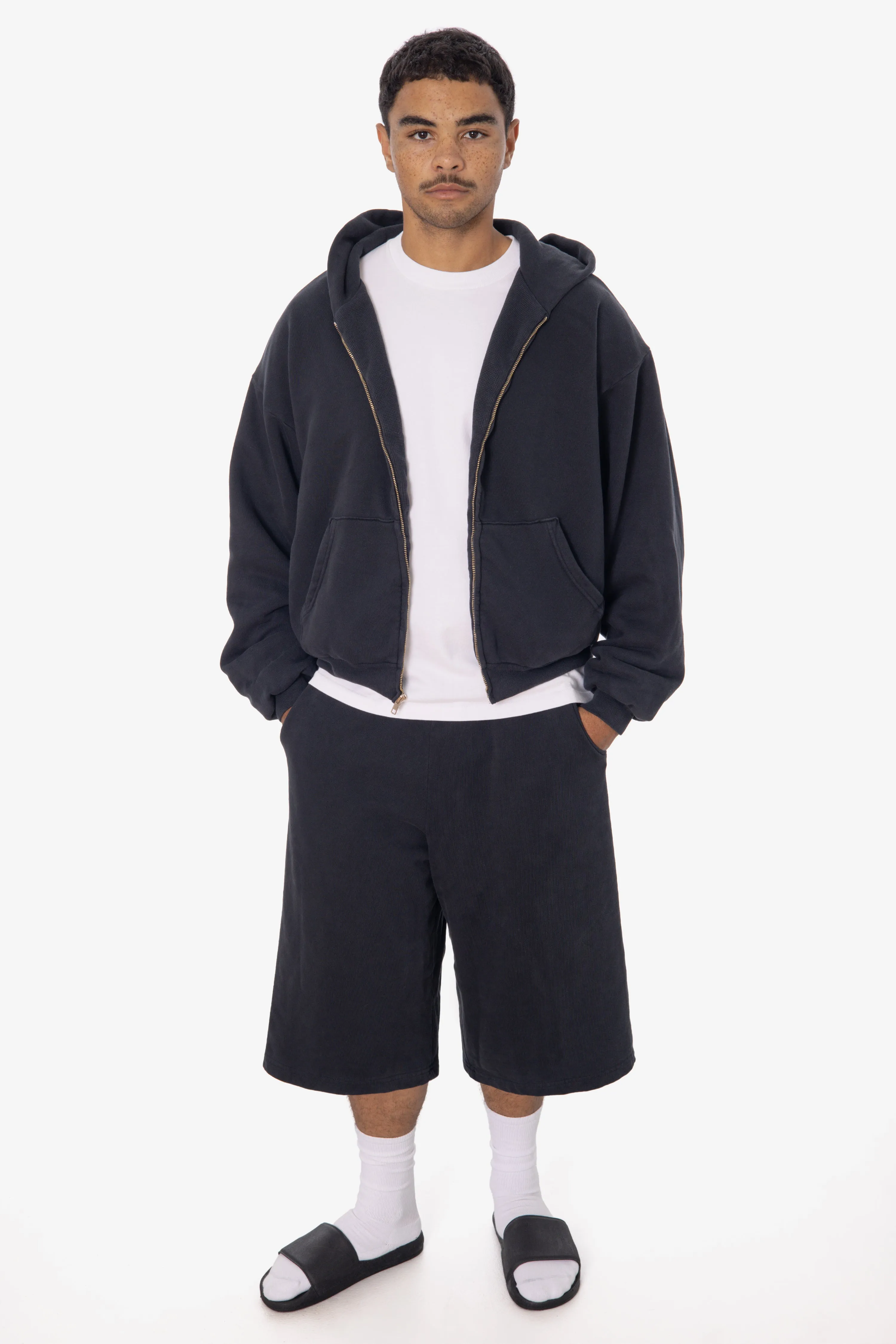 HF42GD - Heavy Fleece Extra Wide Shorts sold by los angeles apparel