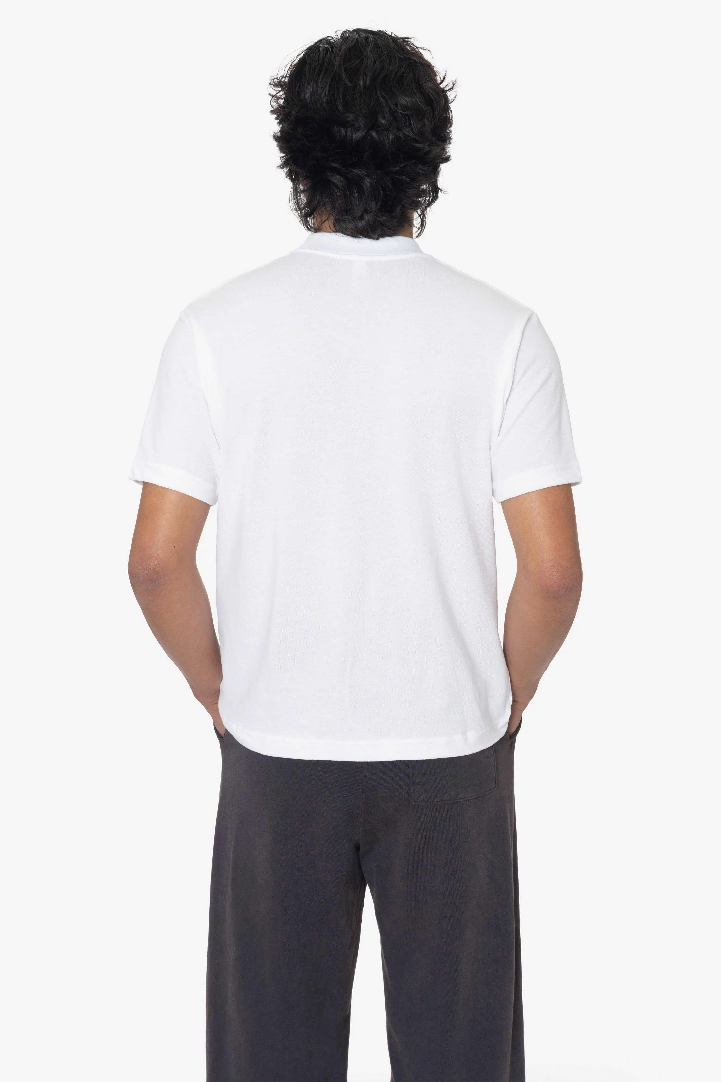 PQ30401 - 30/1 Unisex Pique T-Shirt sold by los angeles apparel product image thumbnail 4