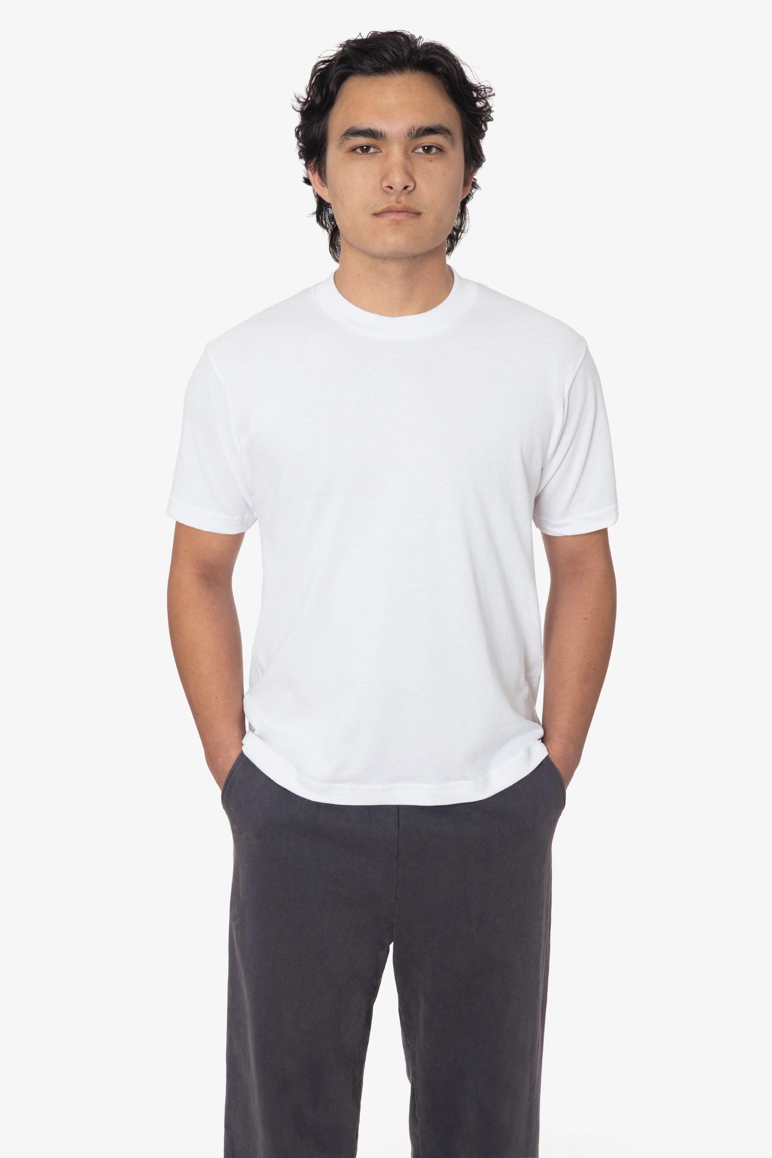 PQ30401 - 30/1 Unisex Pique T-Shirt sold by los angeles apparel product image thumbnail 3