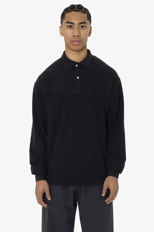 PQ24417GD - Long Sleeve Pique Polo sold by los angeles apparel