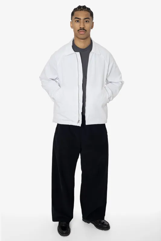 RHC401GD - 8oz Heavy Micro Canvas Zip-up Raglan Jacket made by los angeles apparel