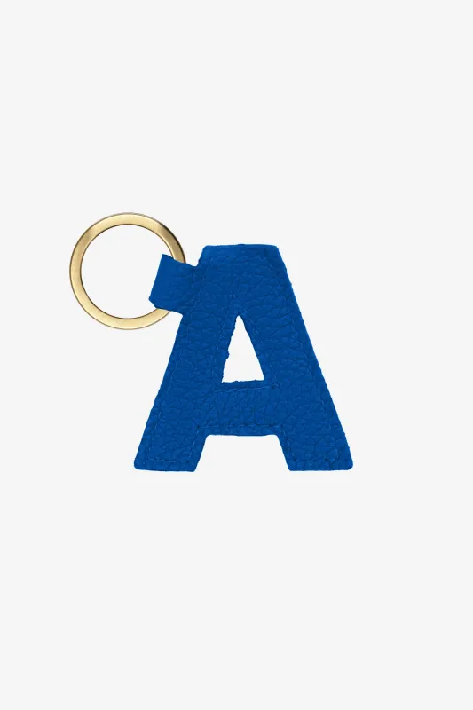 RLH520 - Leather Alphabet Keychain sold by los angeles apparel