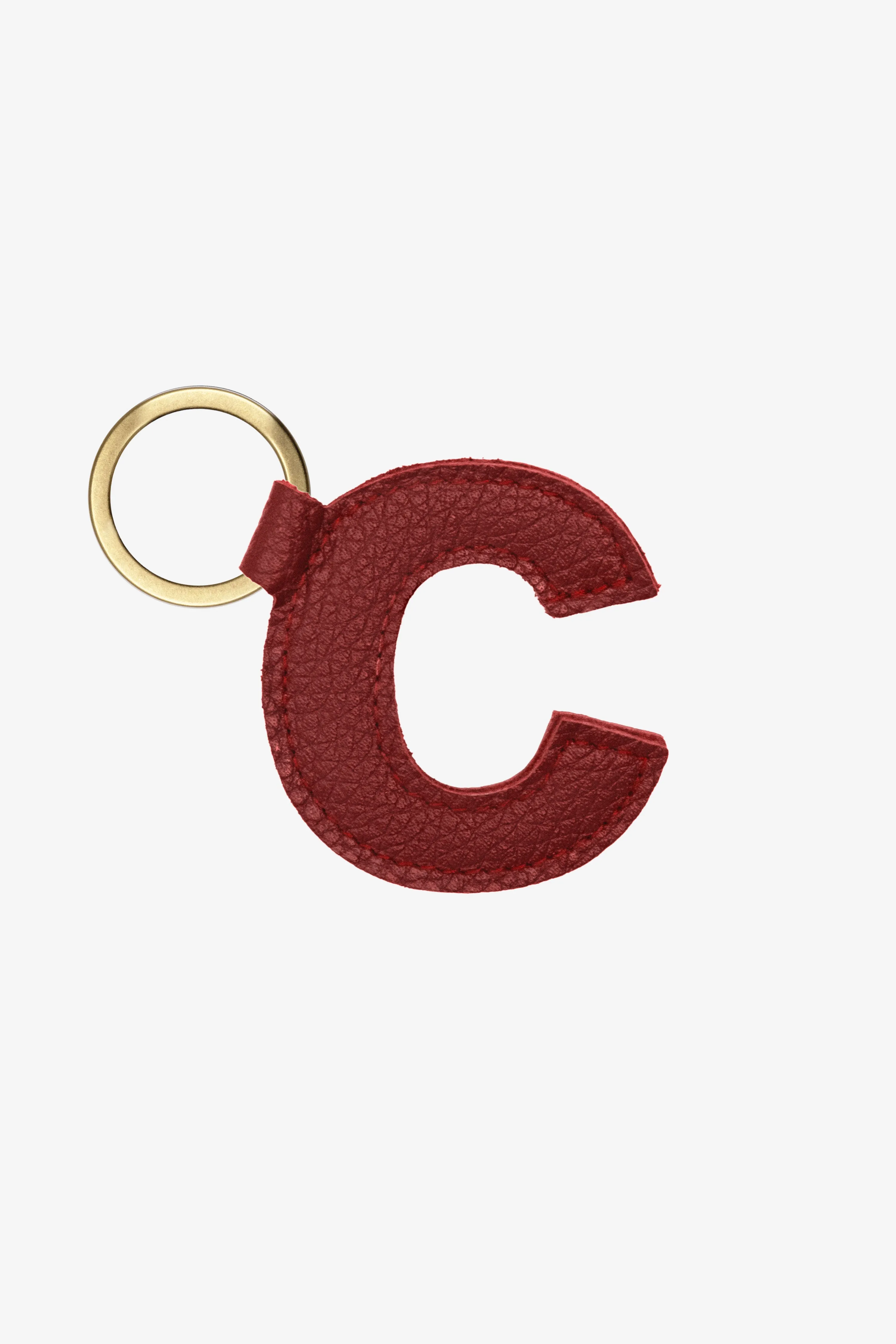 RLH520 - Leather Alphabet Keychain sold by los angeles apparel product image thumbnail 3