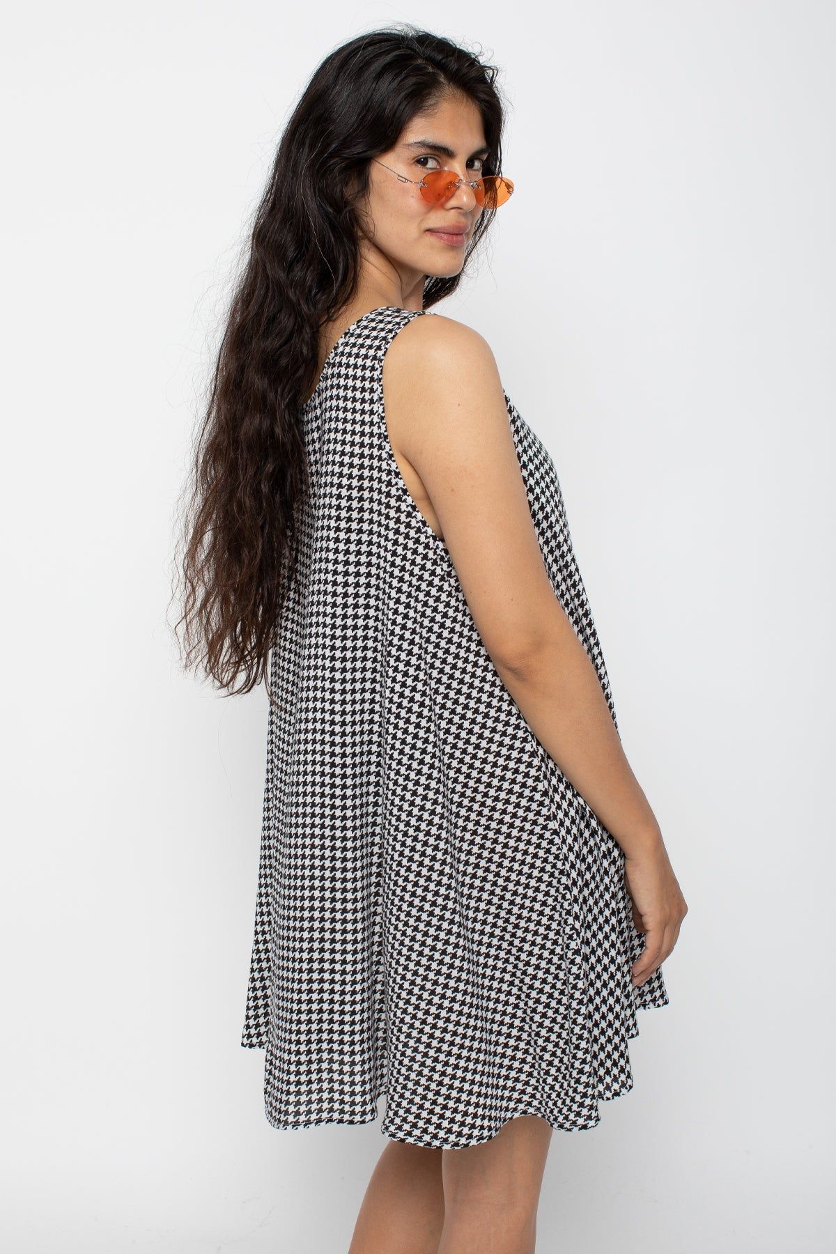 RPR03 - Rayon A-Line Mini Dress sold by los angeles apparel product image thumbnail 3