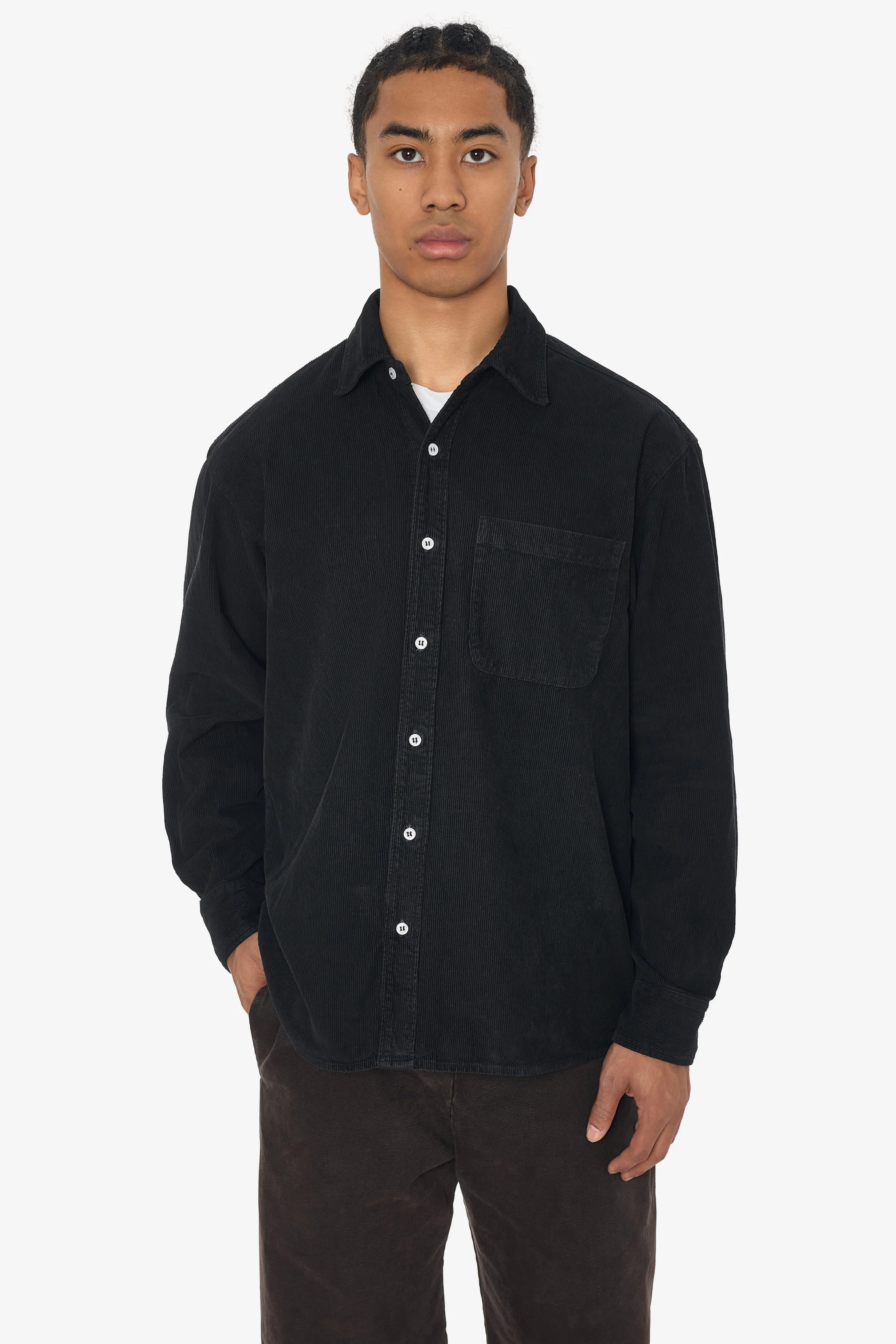 RCD402GD - Corduroy Button Down Shirt sold by los angeles apparel product image thumbnail 3