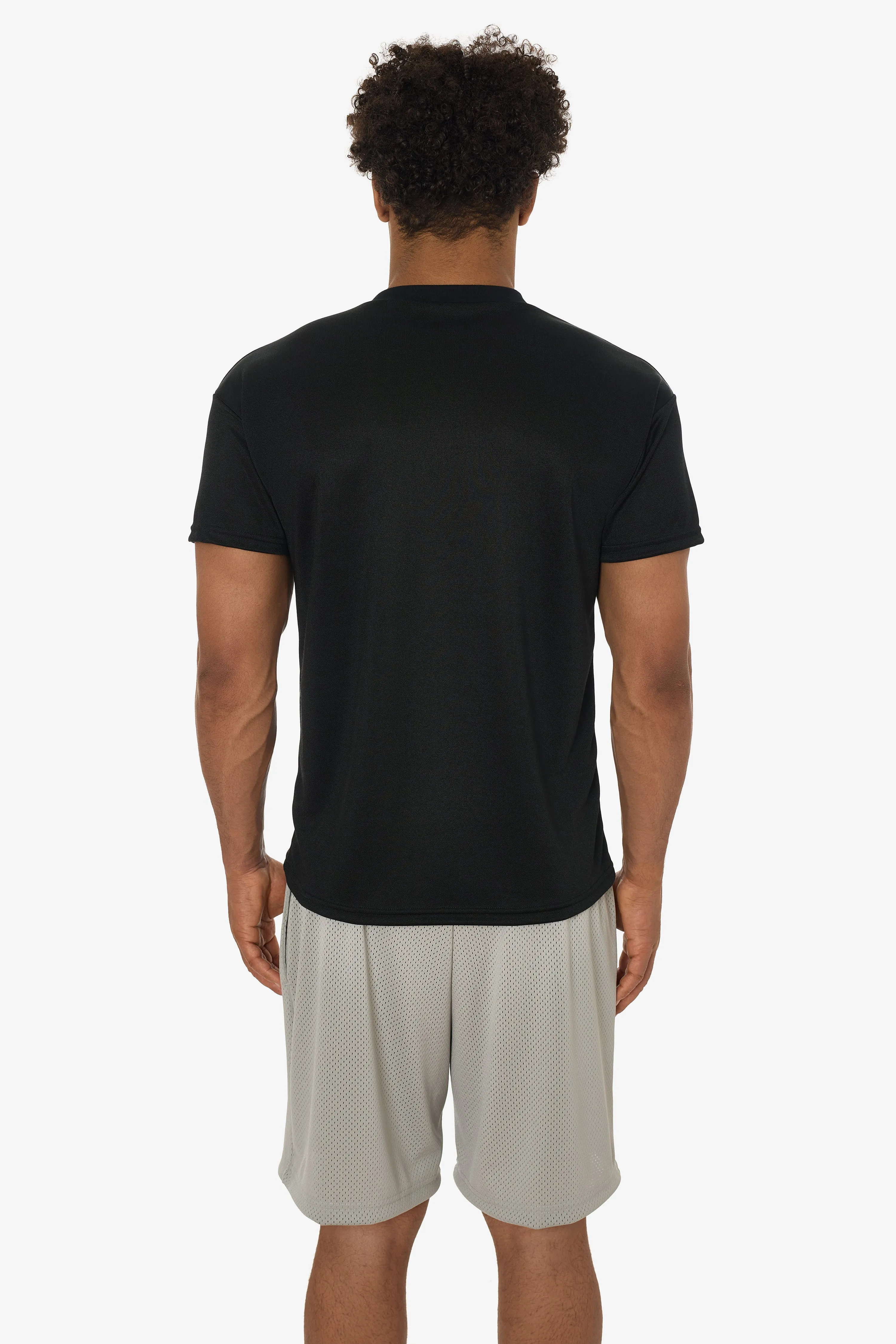 PPQ56 - Boxy Fit V-Neck SS Tee with Cuff sold by los angeles apparel product image thumbnail 4