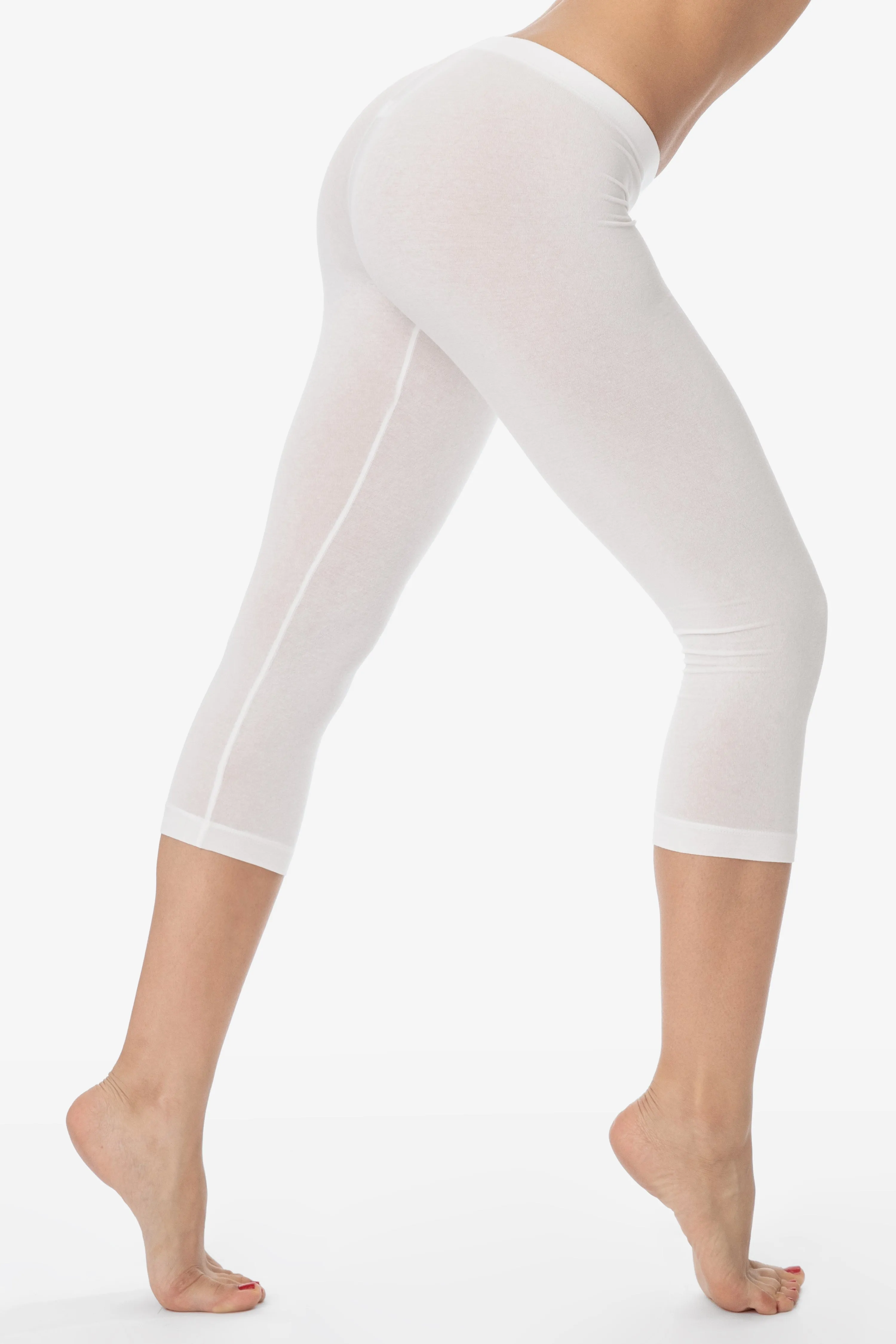 CC3216 - Cheesecloth Cropped Legging sold by los angeles apparel product image thumbnail 2