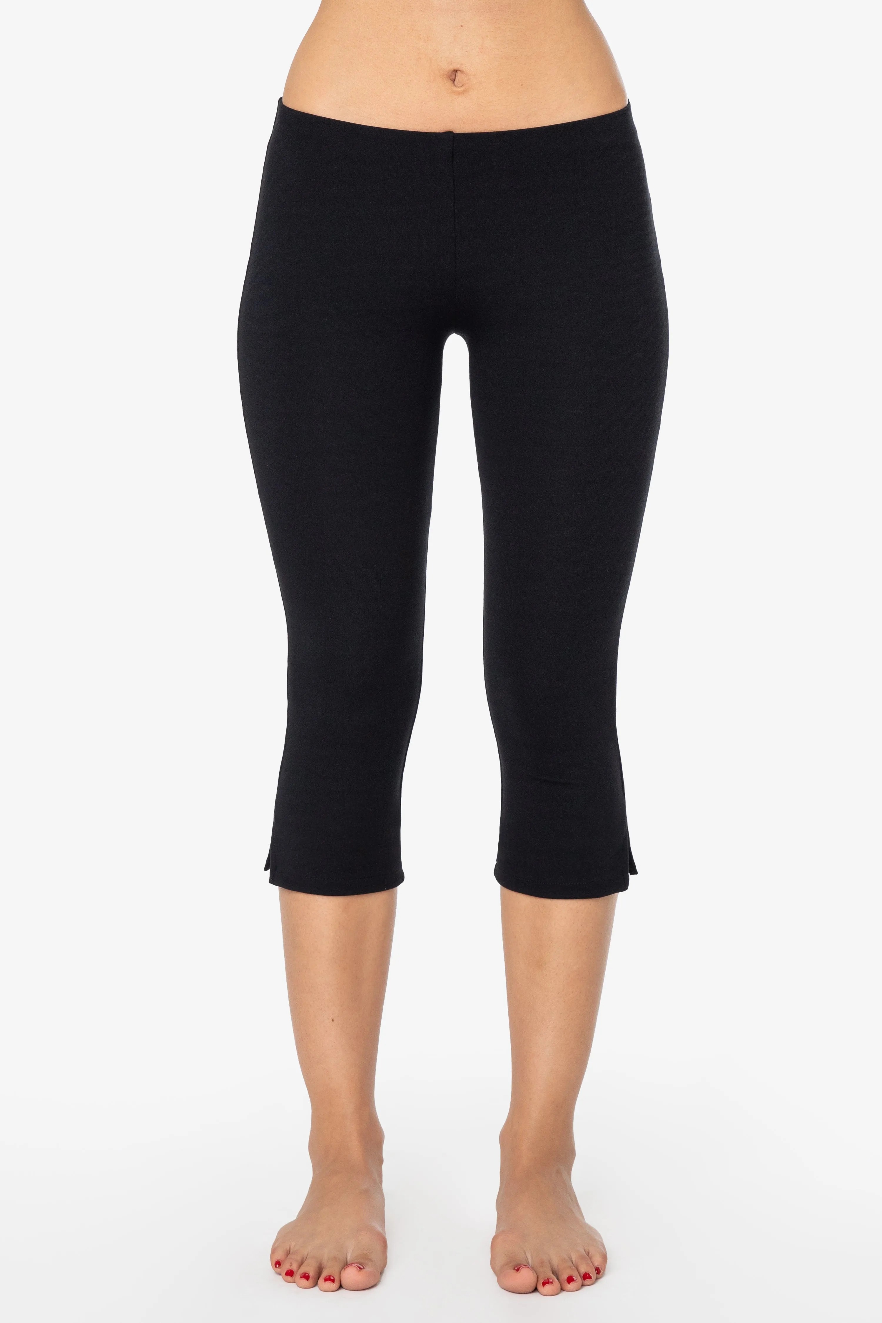 PON3226 - Ponte Low Rise Capri sold by los angeles apparel product image thumbnail 2