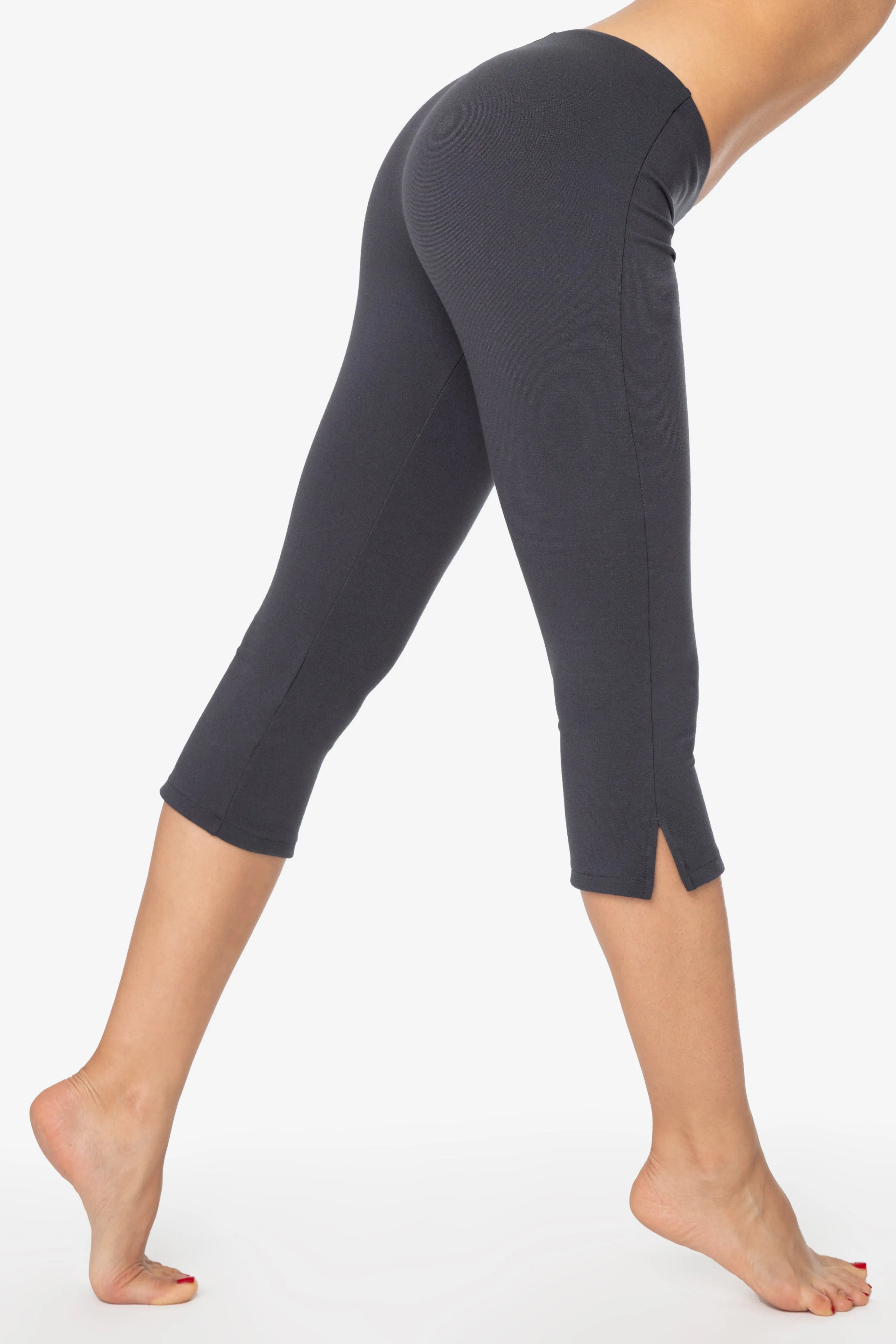 PON3226 - Ponte Low Rise Capri sold by los angeles apparel product image thumbnail 4