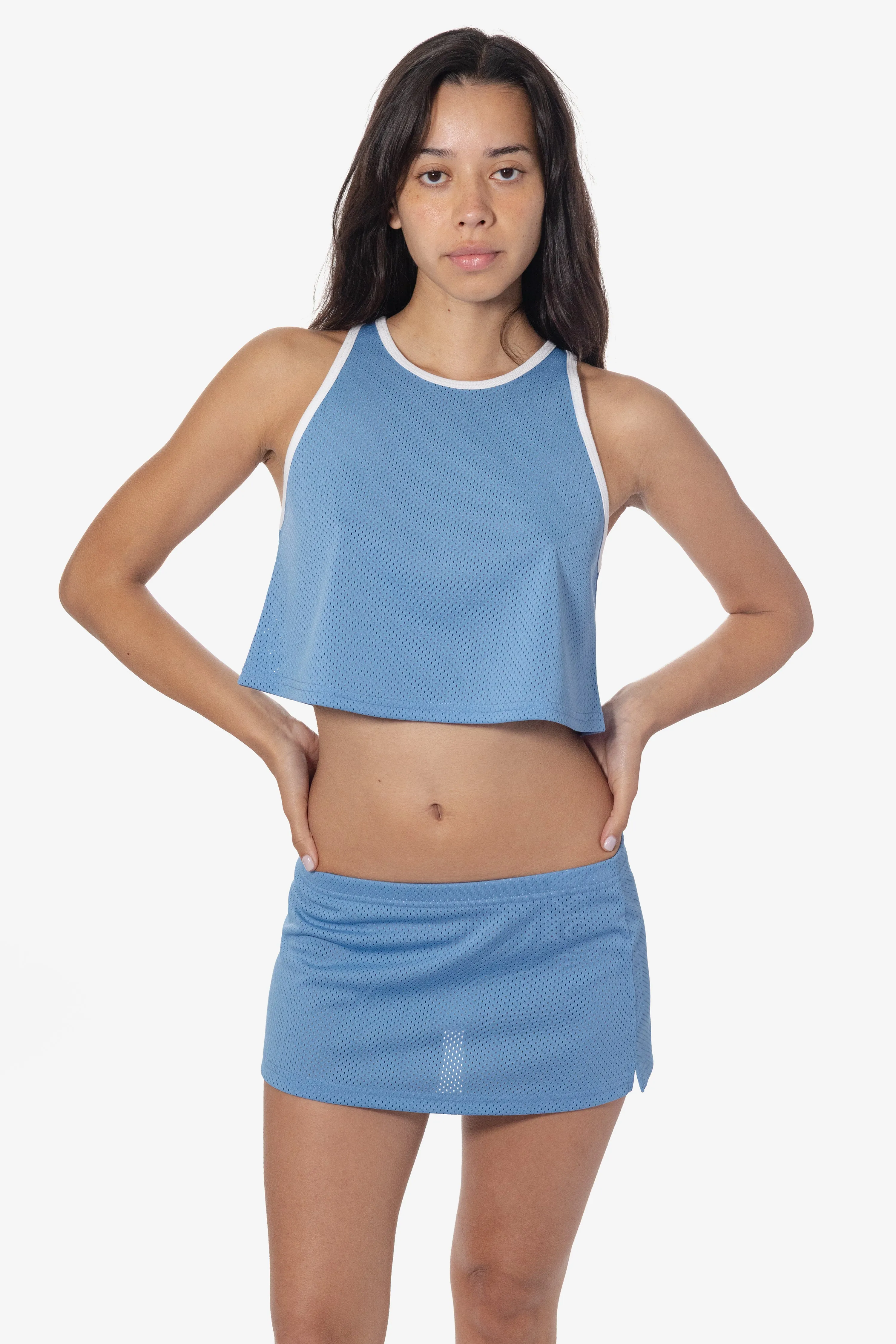 PRM385 - Pro Mesh Sporty Mini Skirt sold by los angeles apparel product image thumbnail 3