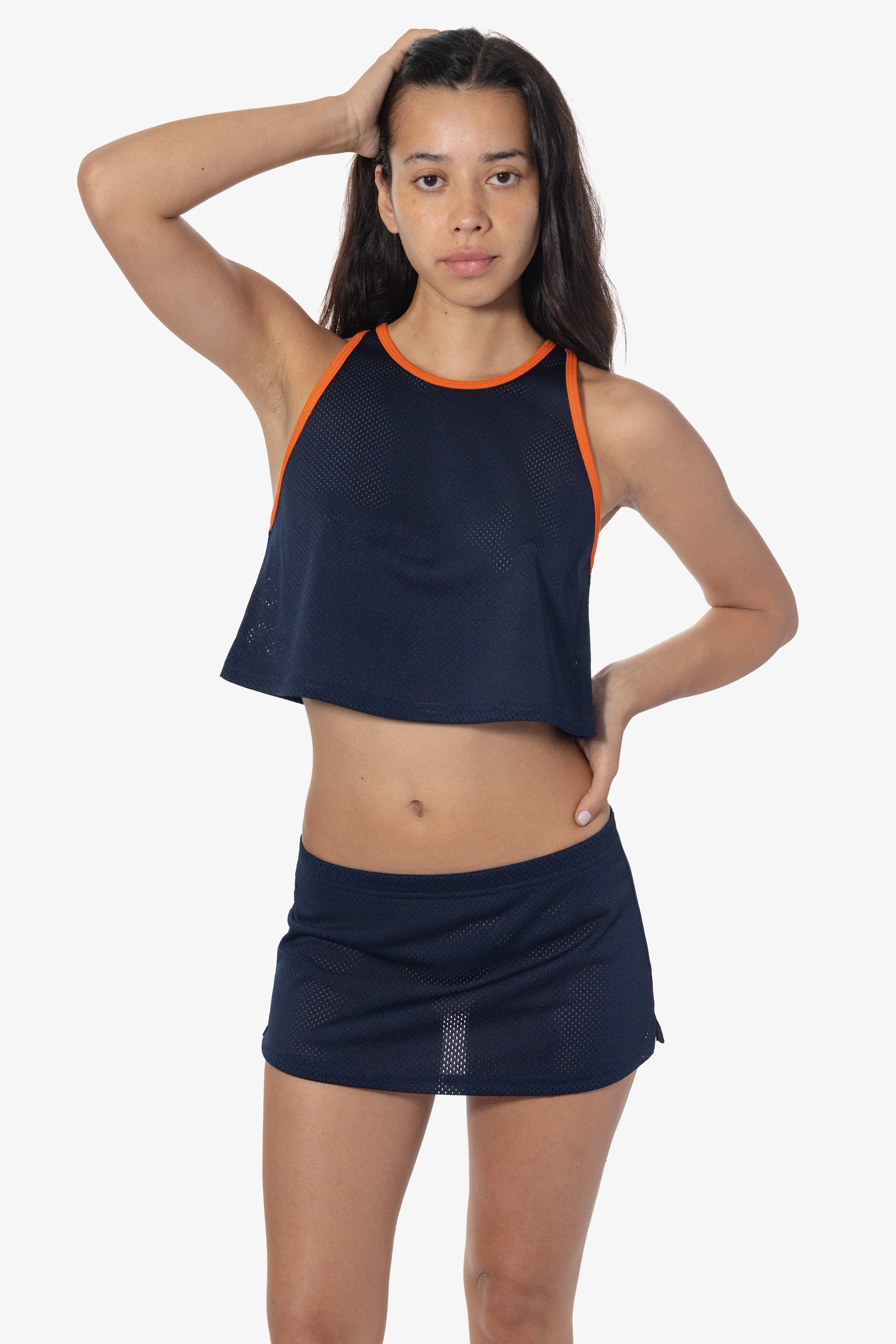 PRM385 - Pro Mesh Sporty Mini Skirt sold by los angeles apparel product image thumbnail 4