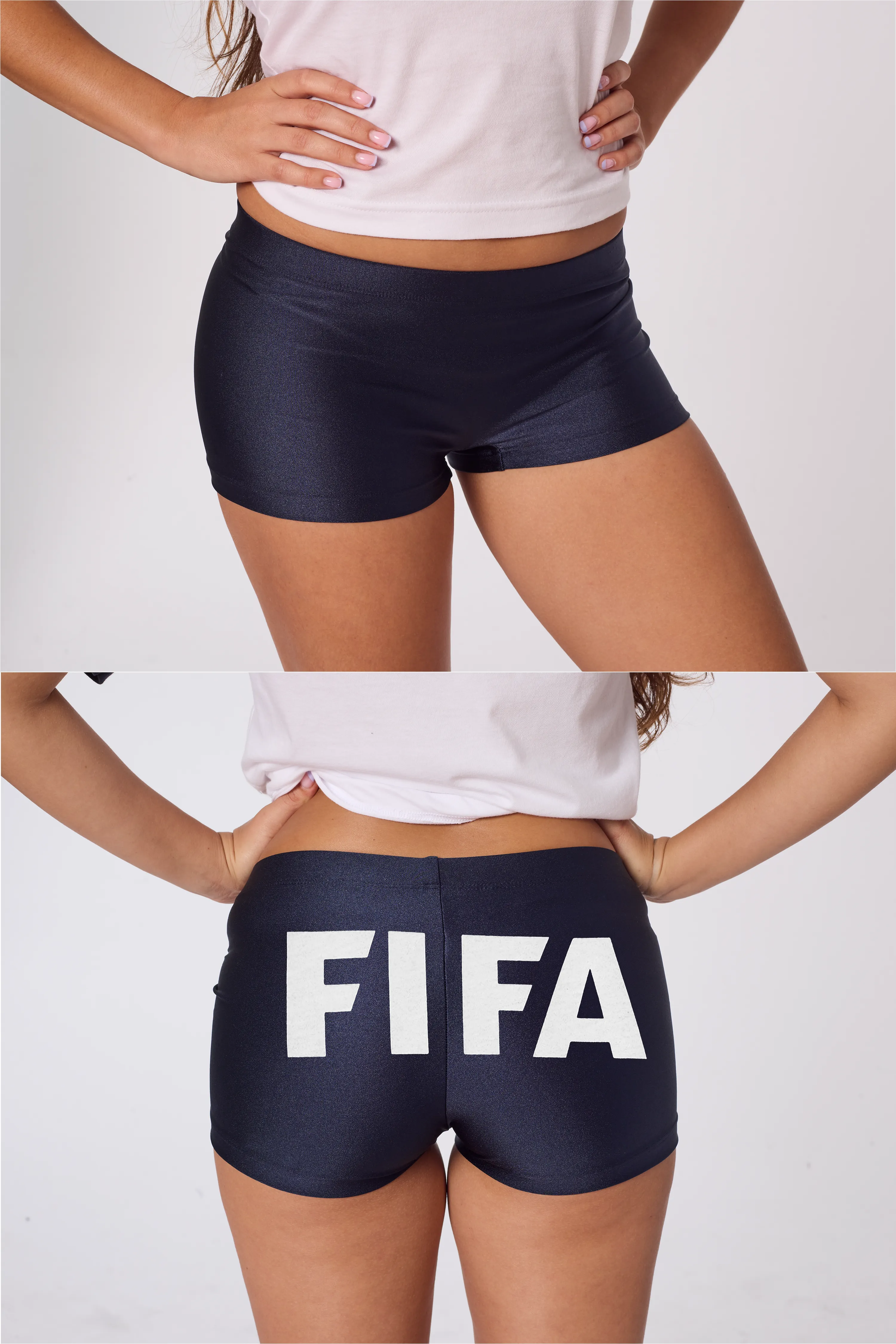 FIFA Tricot Shorts Navy sold by los angeles apparel product image thumbnail 2