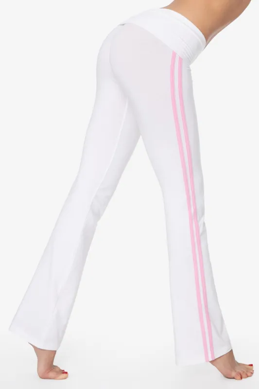 83530 - Cotton Spandex Athletic Stripe Yoga Legging made by los angeles apparel
