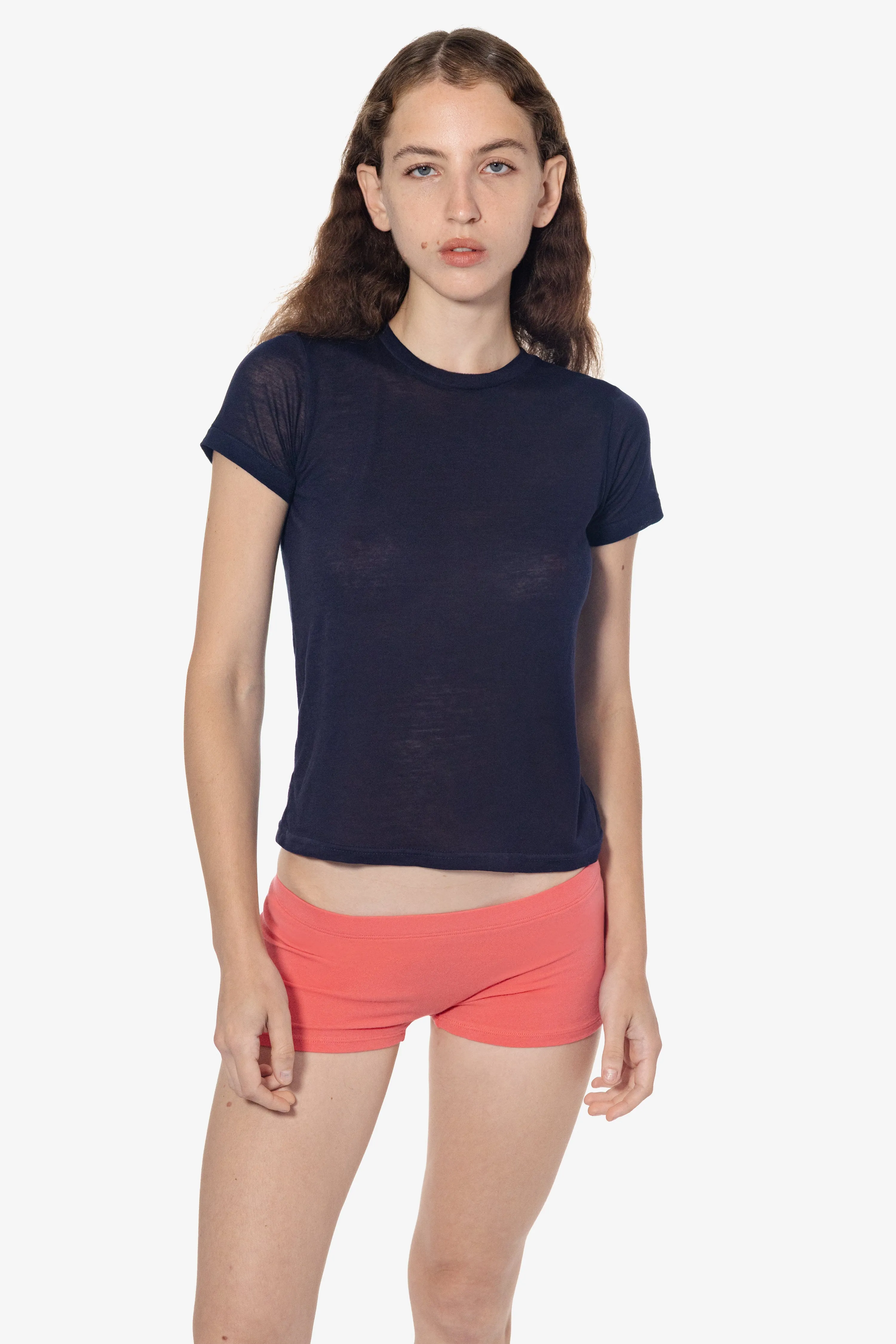 FF2001-BRN - Youth Poly Cotton S/S Burnout T-Shirt sold by los angeles apparel product image thumbnail 2