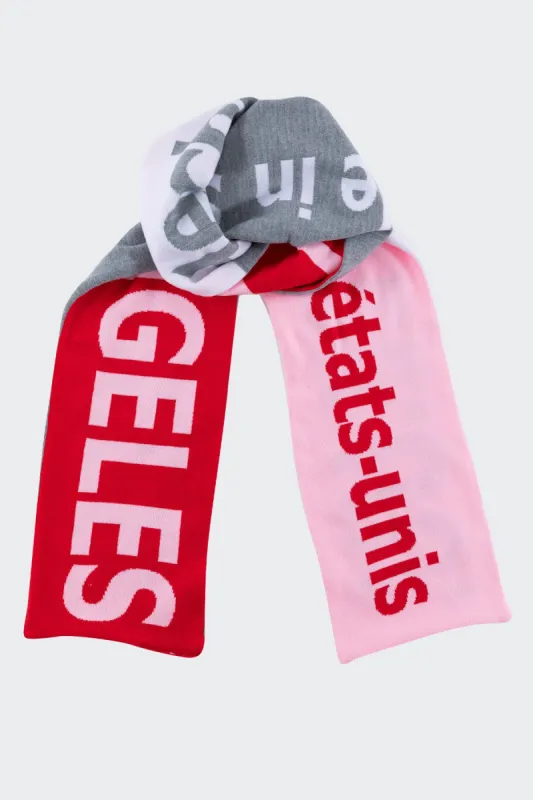 JQSCARF19 - Label Scarf sold by los angeles apparel