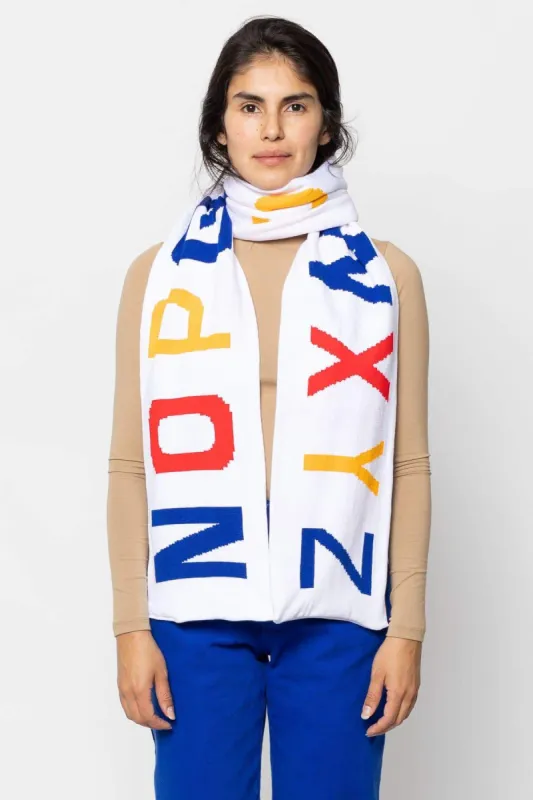 JQSCARF04 - Alphabet Scarf sold by los angeles apparel